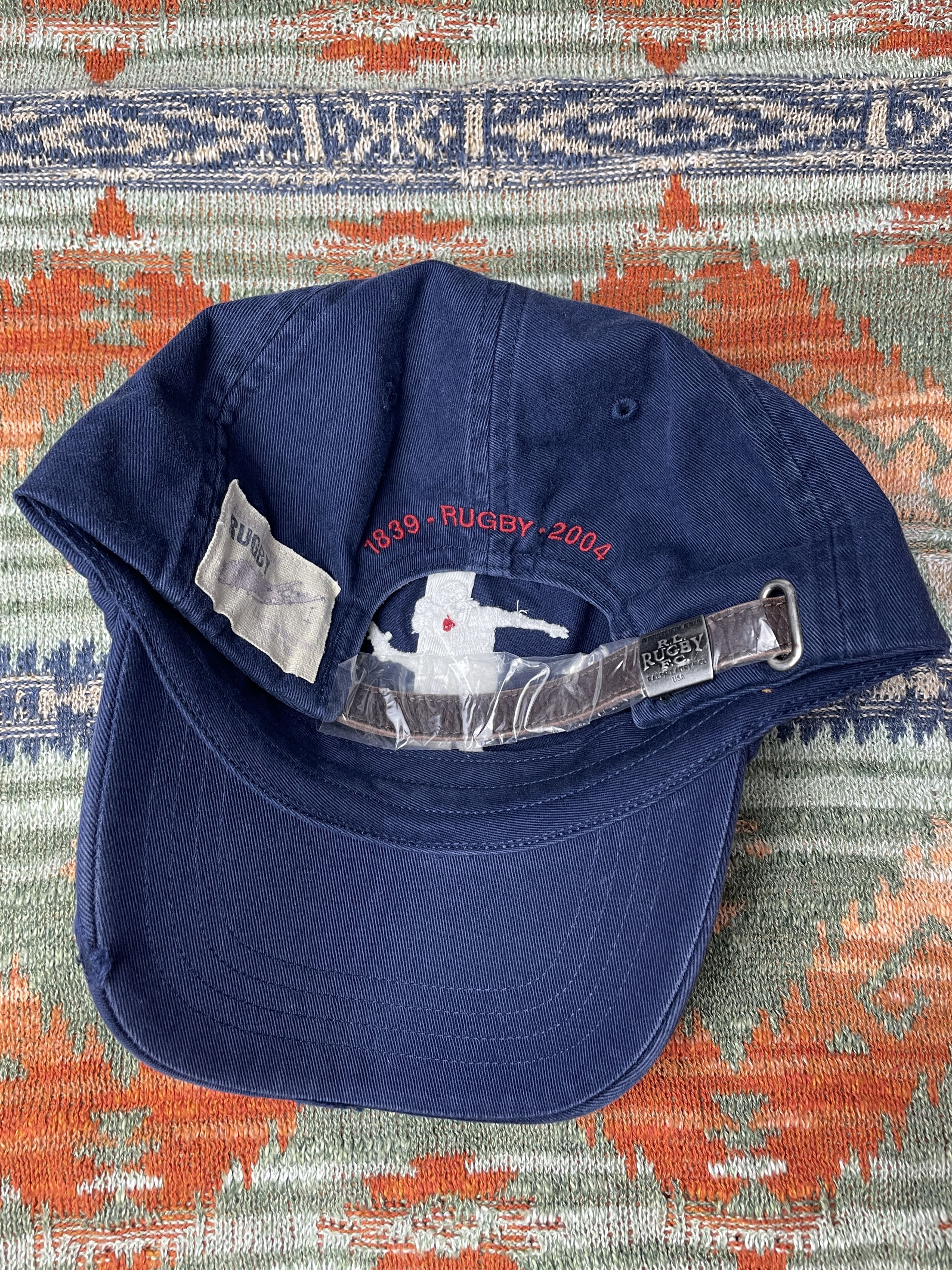 Ralph Lauren × Rugby Ralph Lauren Polo Ralph Lauren Rugby Leather Baseball Hat Cap Size ONE SIZE - 4 Thumbnail
