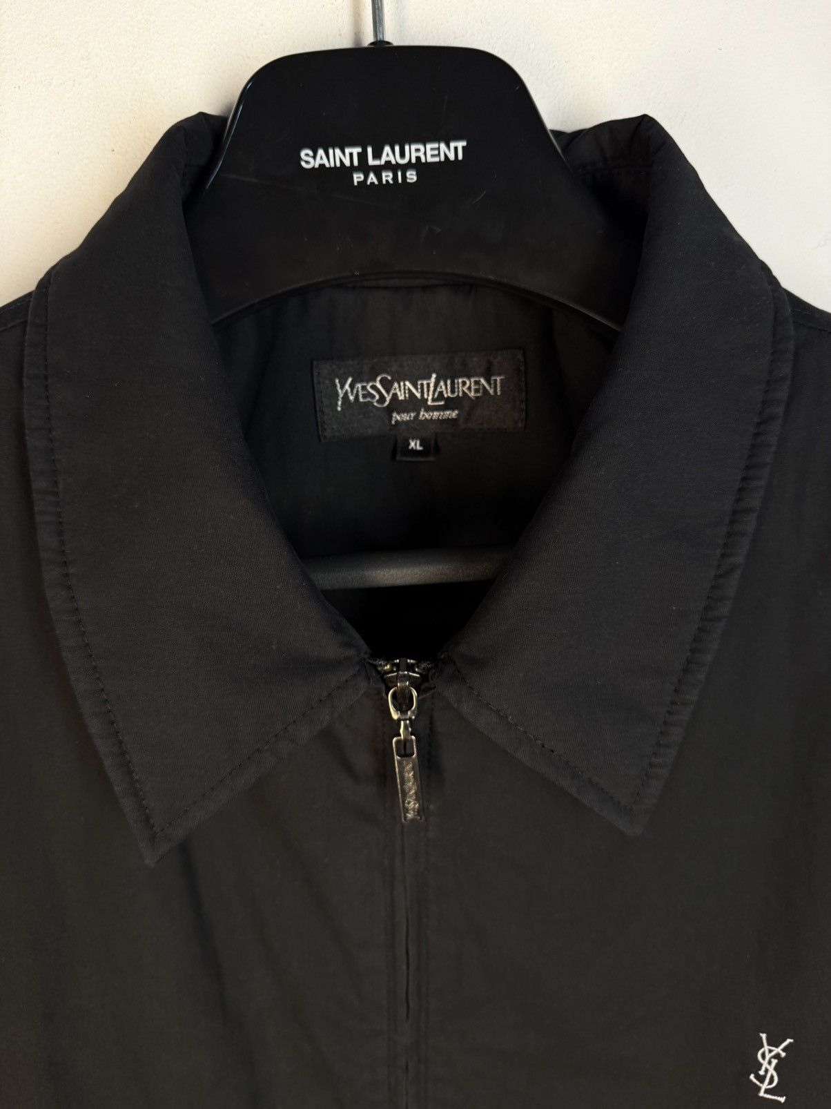 Yves Saint Laurent Warm Black YSL Jacket Bomber Quilted Vintage Y2k zip up Size US XL / EU 56 / 4 - 6 Thumbnail