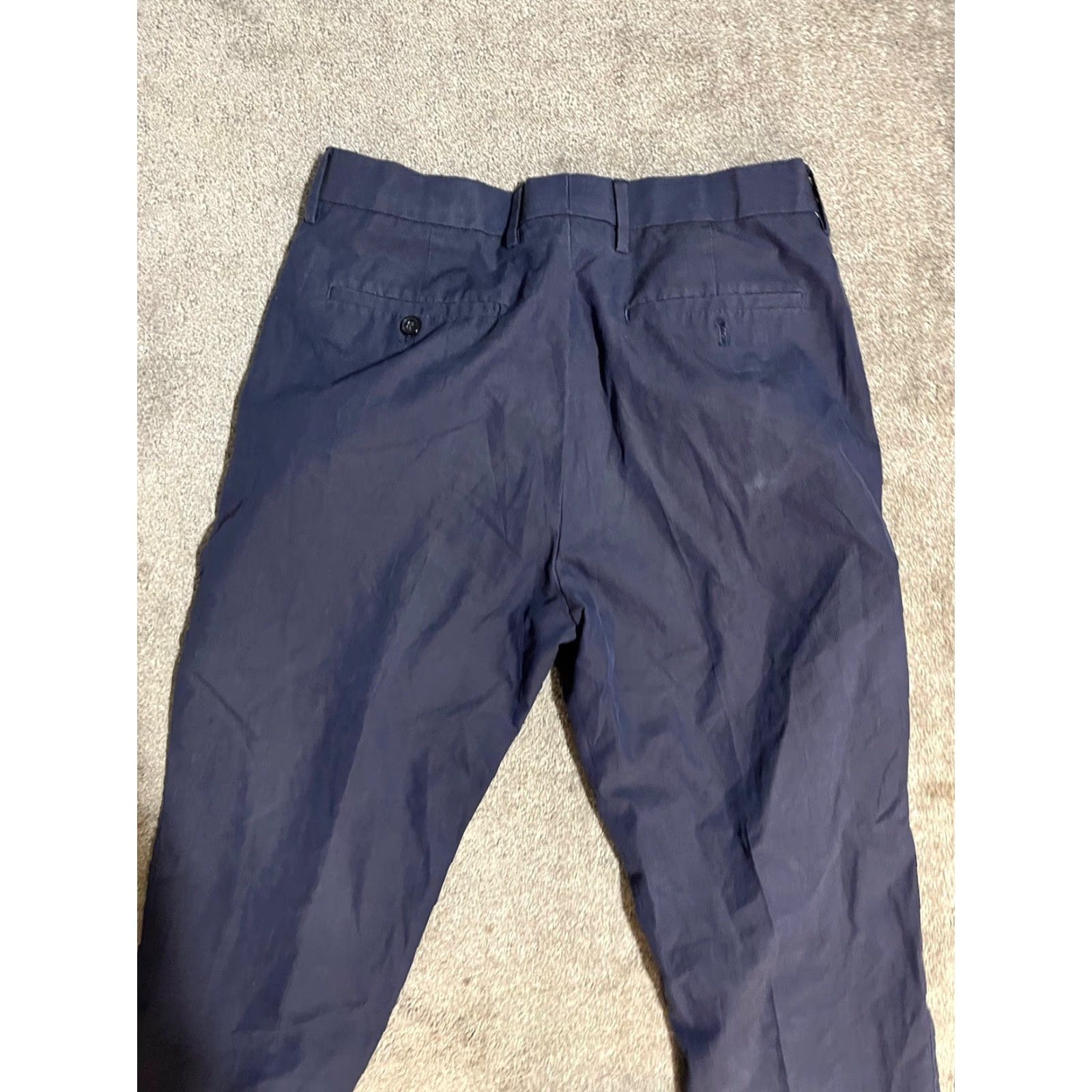Banana Republic VINTAGE Banana Republic Pants Mens 30x32 Blue Non Iron Standard Fit Dress Slacks Size US 30 / EU 46 - 4 Thumbnail