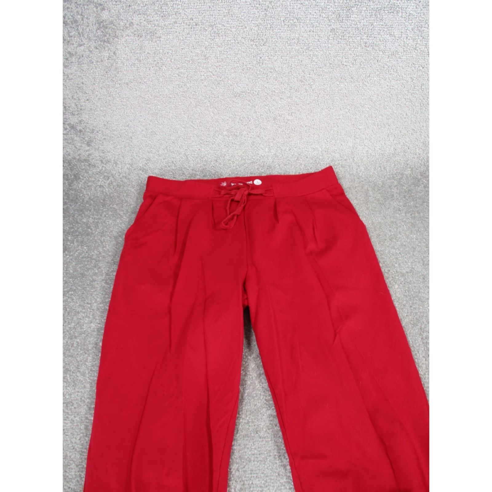 Vintage VINTAGE Betabrand Women's Pants Long Tapered Dress Pants Red Ponte Pleated Size L Tall Size 36" / US 14 / IT 50 - 2 Thumbnail