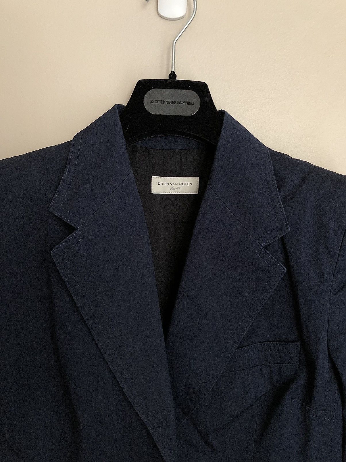 Dries Van Noten Dries Van Noten Vintage Single Snap Button Blazer Size S / US 4 / IT 40 - 20 Thumbnail