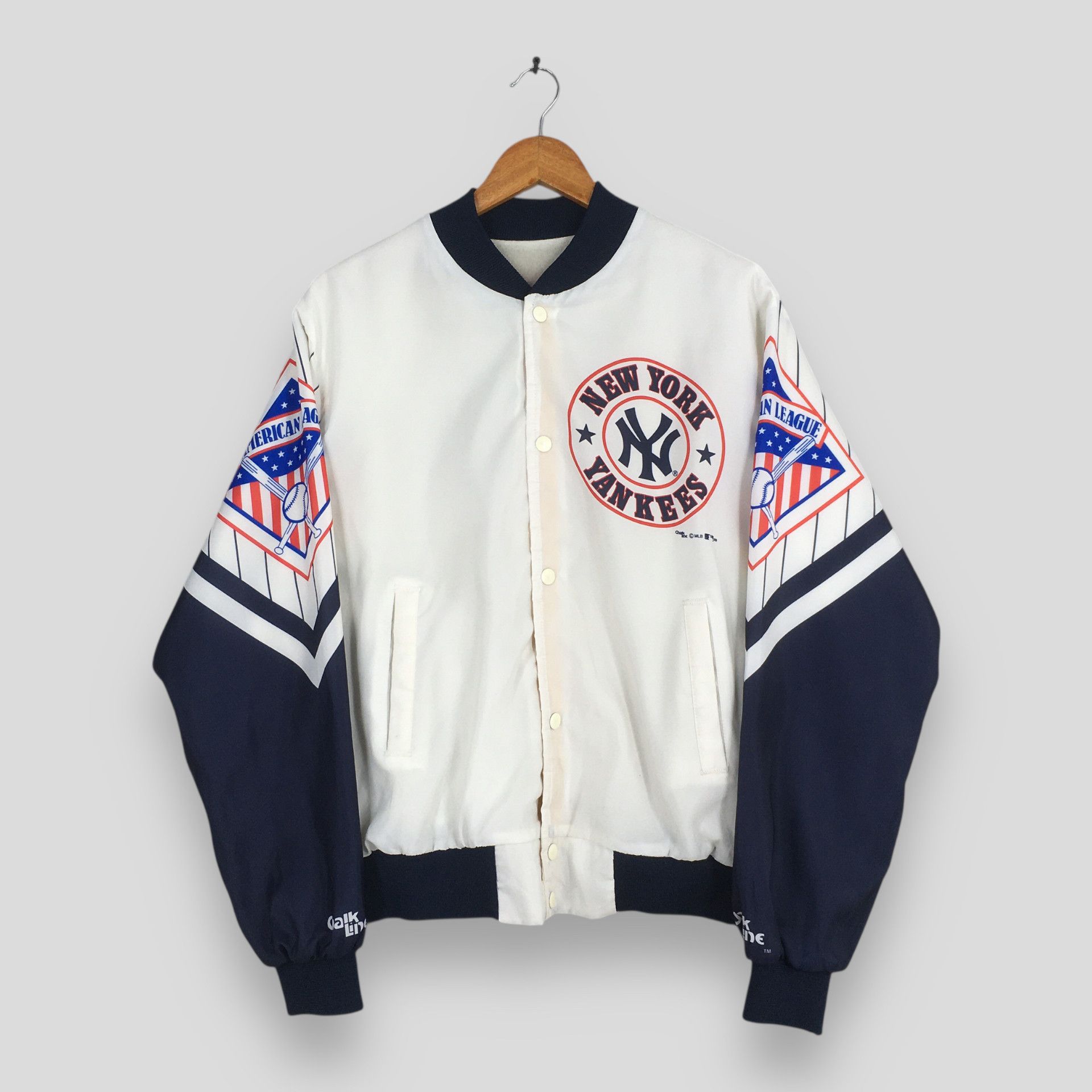 MLB Vintage New York Yankees Bronx Bombers Jacket Large Size US L / EU 52-54 / 3 - 1 Thumbnail