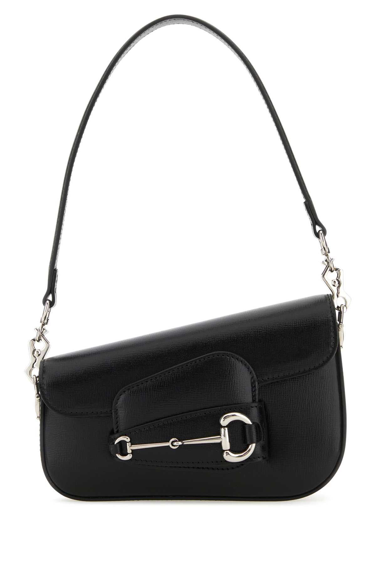 Gucci Black Leather Mini Gucci Horsebit 1955 Handbag Size ONE SIZE - 1 Thumbnail