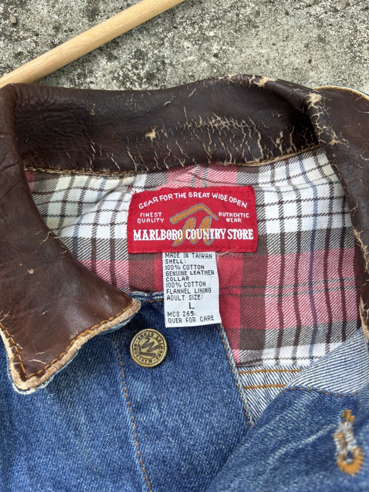 Marlboro Marlboro Denim Jacket Size US L / EU 52-54 / 3 - 5 Thumbnail