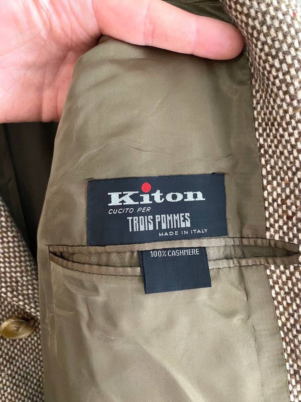Kiton KITON Napoli 100%Cashmere Men's Brown Overcoat, Size 54 / 8R Size US L / EU 52-54 / 3 - 21 Thumbnail