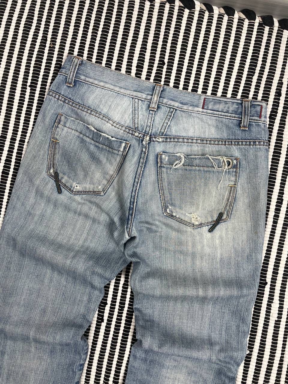Marithe + Francois Girbaud Vintage Marithe Francois Girbaud Distressed Denim Pants Y2K Size US 28 / EU 44 - 6 Thumbnail