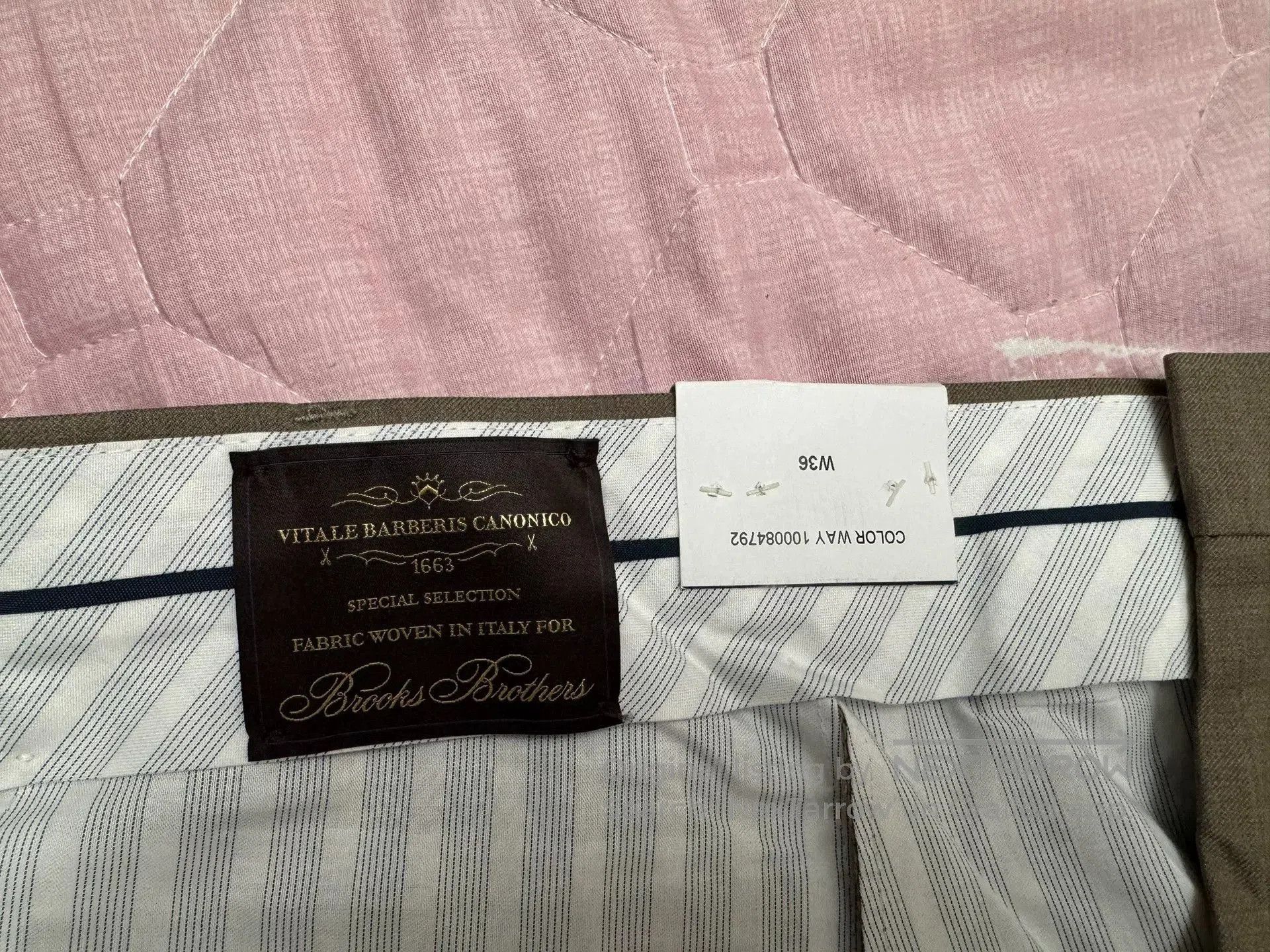 Brooks Brothers Brooks Brothers Dress Pants in Dark Khaki. Size US 36 / EU 52 - 3 Thumbnail