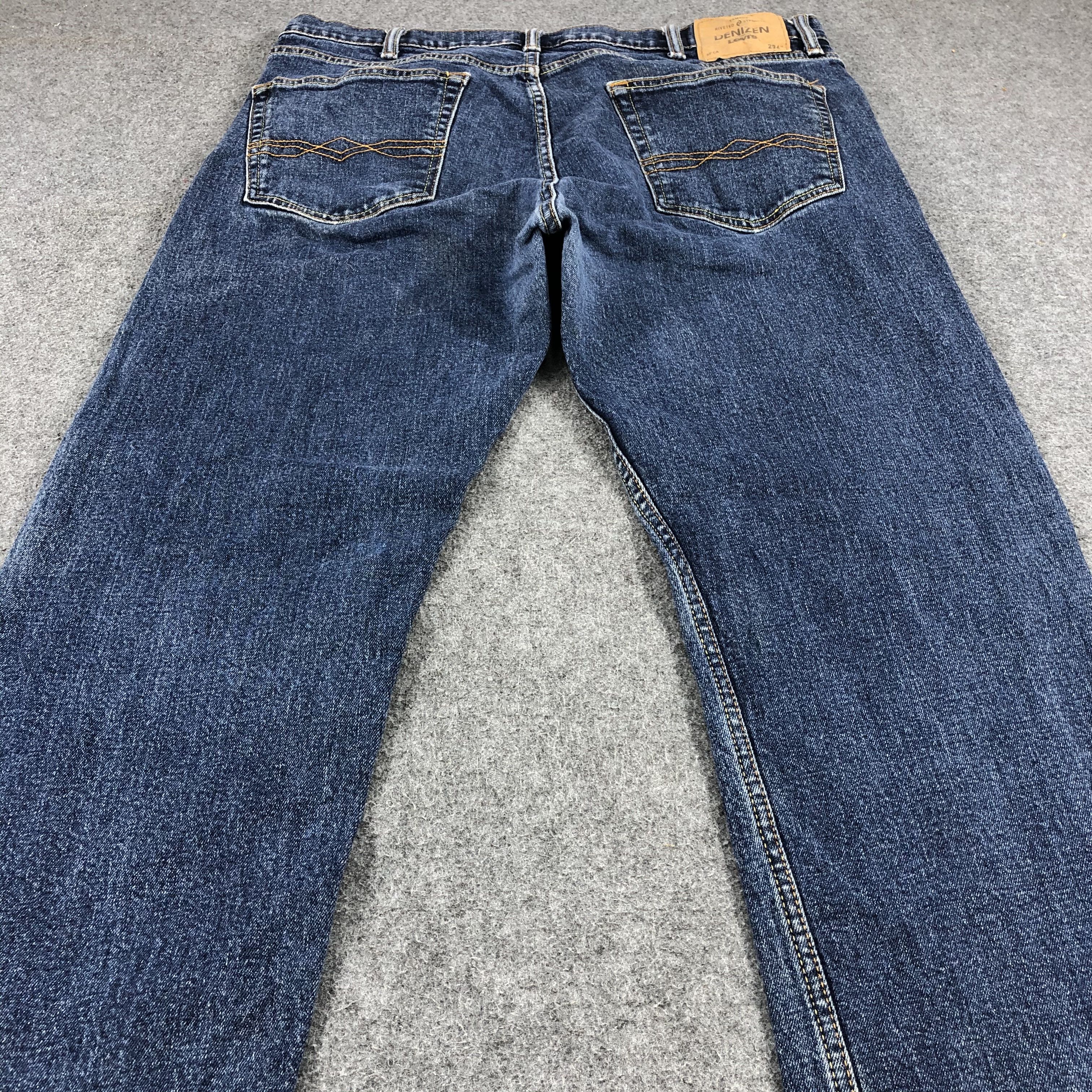 Levi's Vintage Levs 236 Jeans Blue Wash Denim-J1076 Size US 38 / EU 54 - 4 Thumbnail