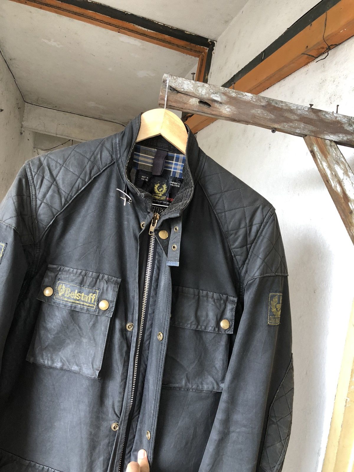 Vintage Belstaff Distressed Trialmaster Waxed Jacket