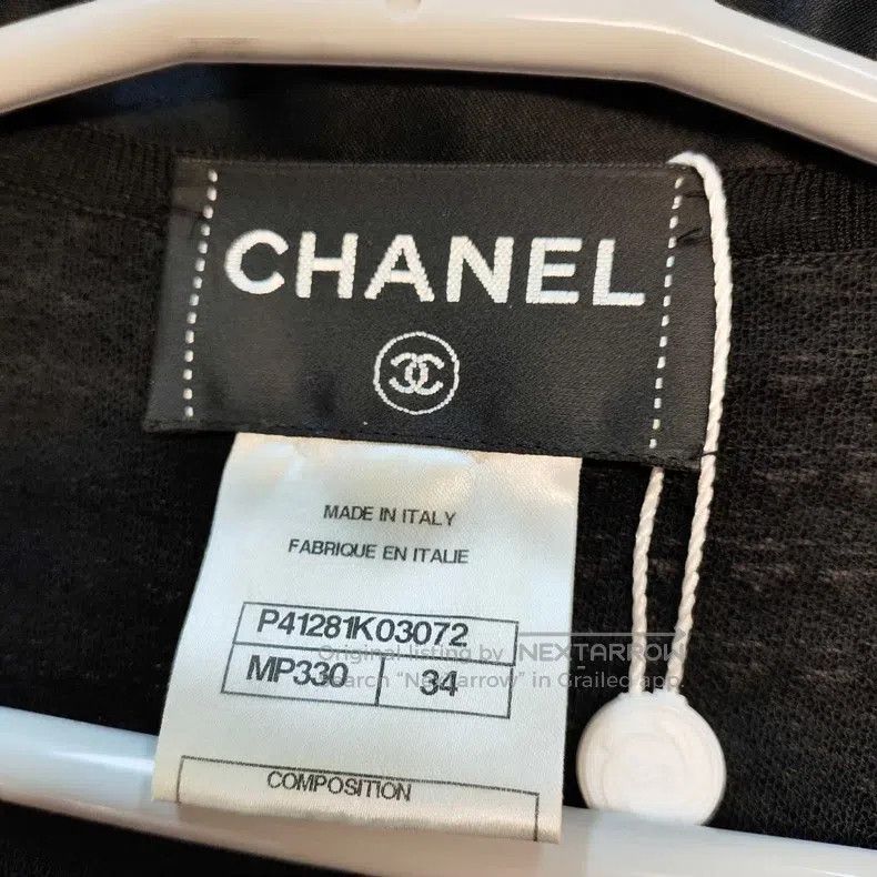 Chanel Chanel Black and white silk hollow coat Size XXS / US 00 / IT 34 - 3 Thumbnail