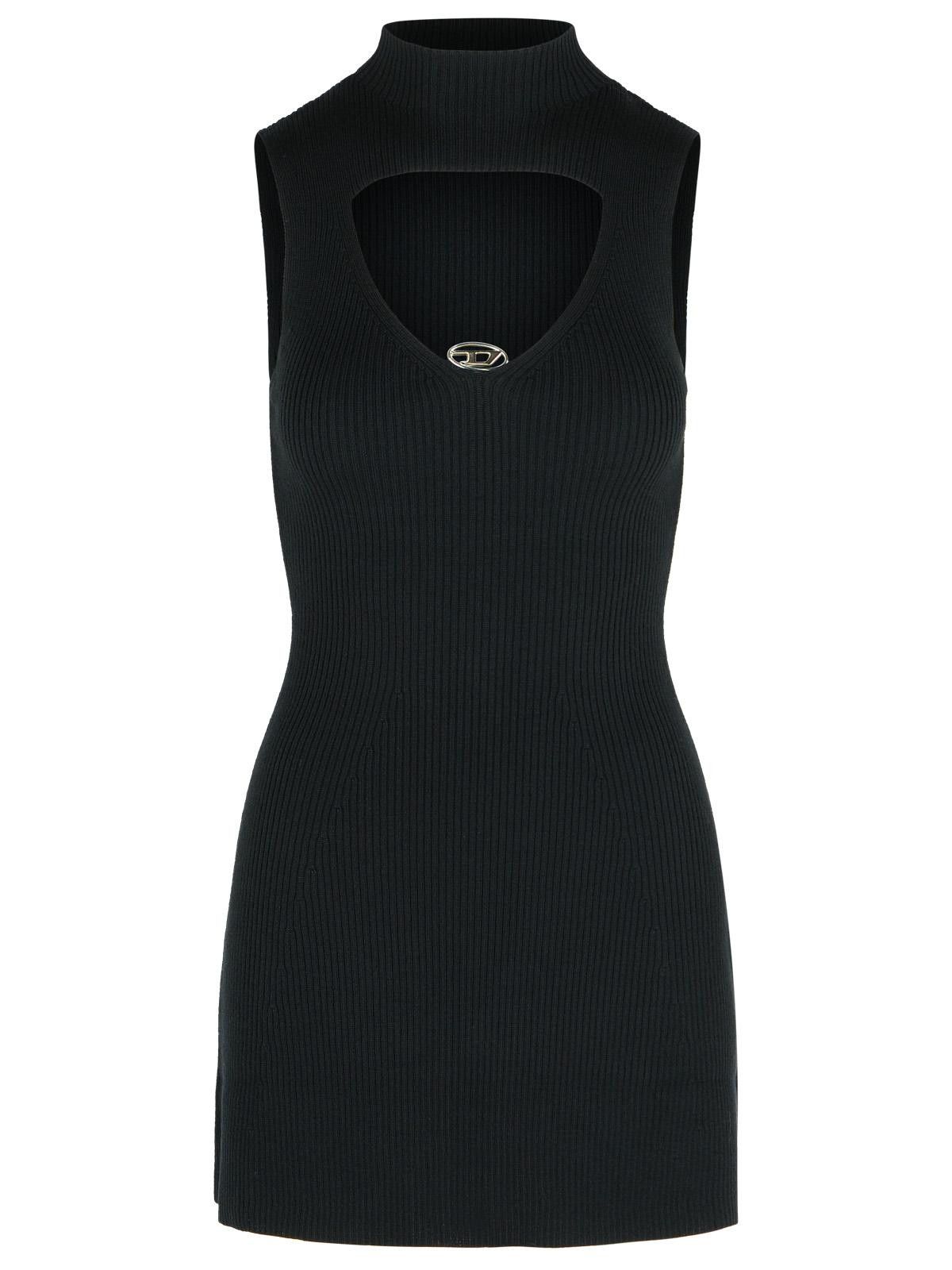 Diesel DIESEL 'Oloni' Short Black Wool Dress Size M / US 6-8 / IT 42-44 - 1 Thumbnail