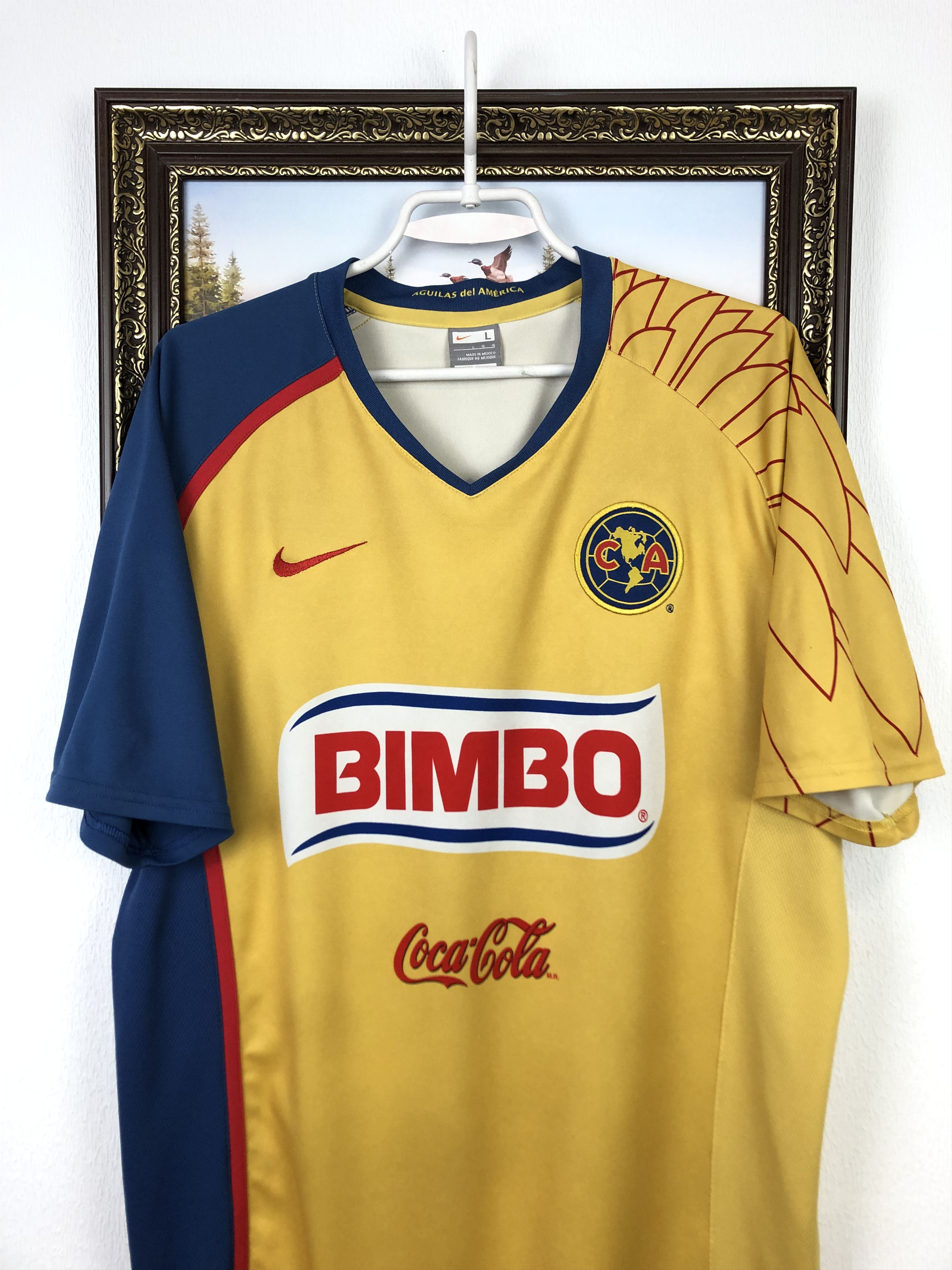 Nike Club America football shirt 2007 Soccer Nike Jersey Tee Size US L / EU 52-54 / 3 - 2 Thumbnail