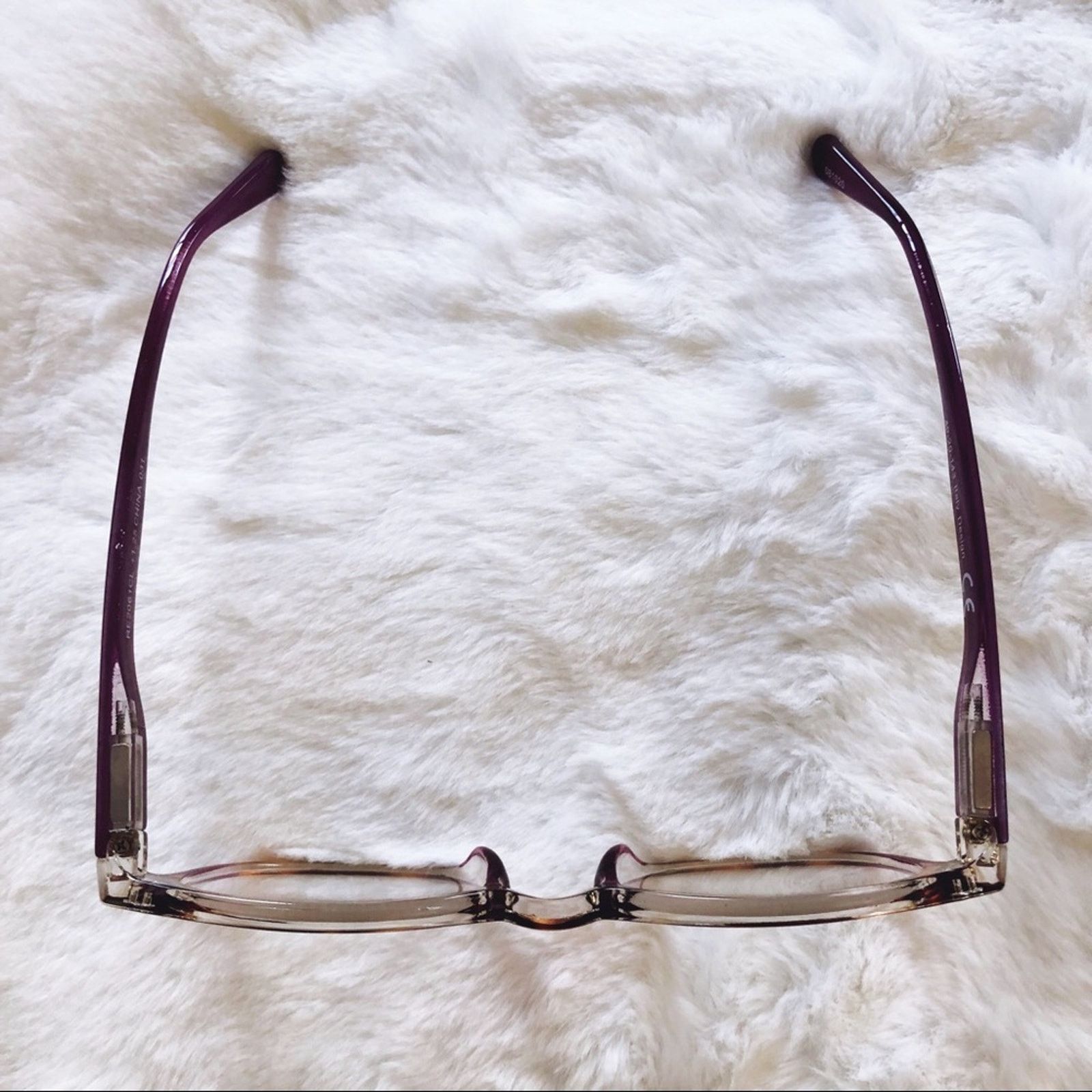 Other Hector Purple & Brown Round Rim Reader Glass Size ONE SIZE - 3 Thumbnail
