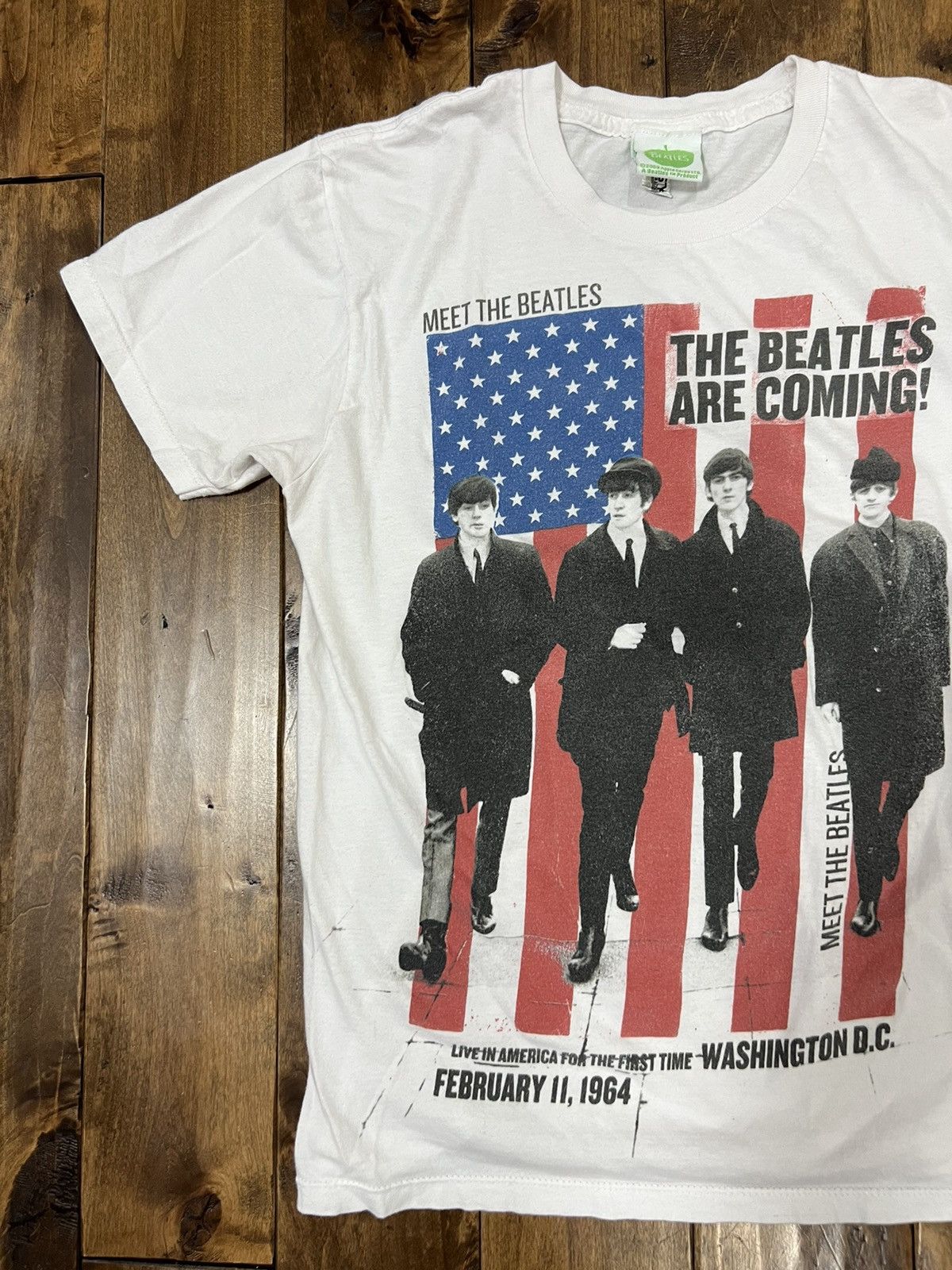 Alstyle × Band Tees × Vintage The Beatles “Meet The Beatles” Shirt Size US S / EU 44-46 / 1 - 3 Thumbnail