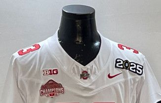 Other NCAA Buckeyes 33 Jack Sawyer White 2025 Champion Size S / US 4 / IT 40 - 2 Thumbnail
