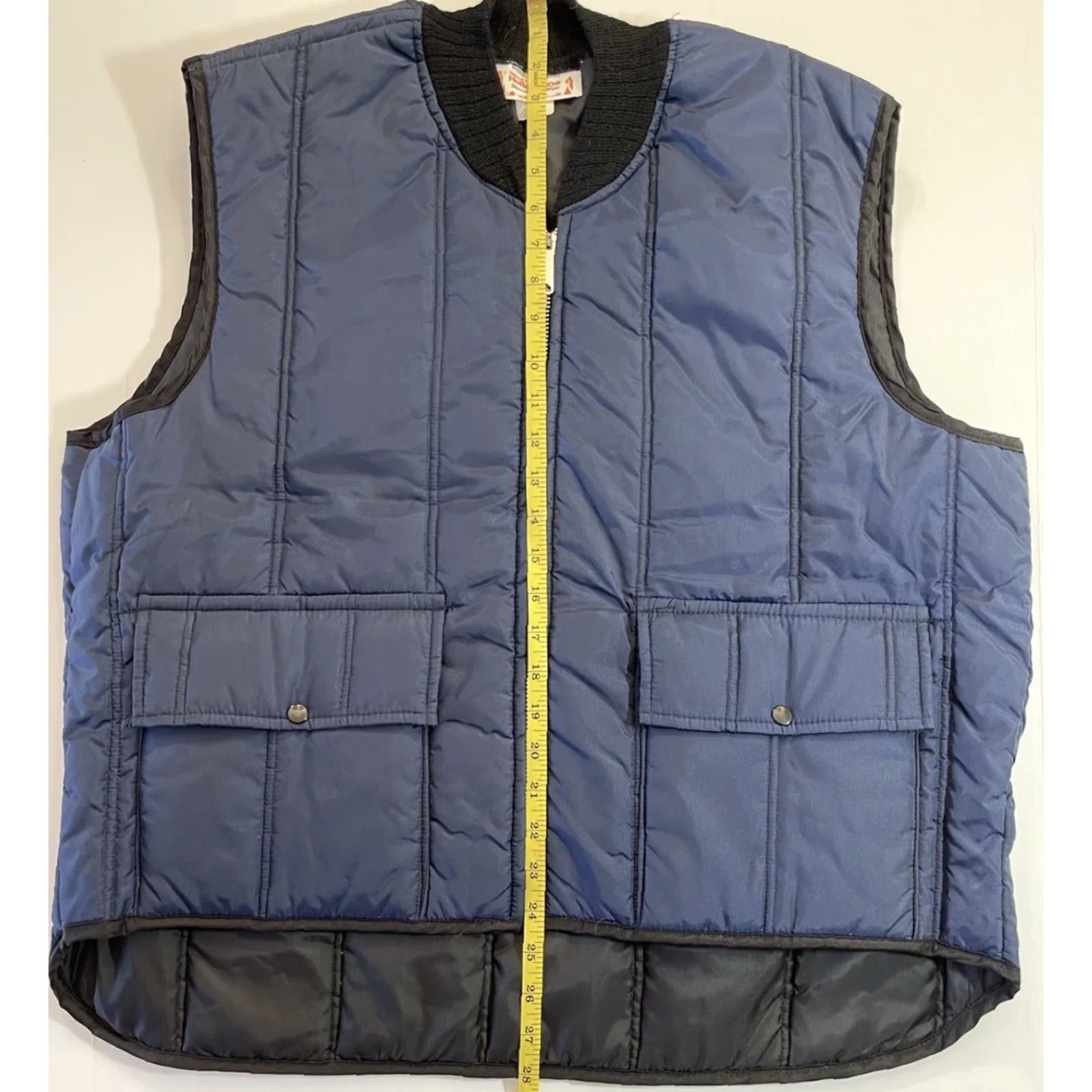 Vintage VINTAGE 808 Dacron Hollofil Insulated Ski Hunting Vest Blue XL Men’s Nylon Quilted Zip 80s USA Size US XL / EU 56 / 4 - 6 Thumbnail