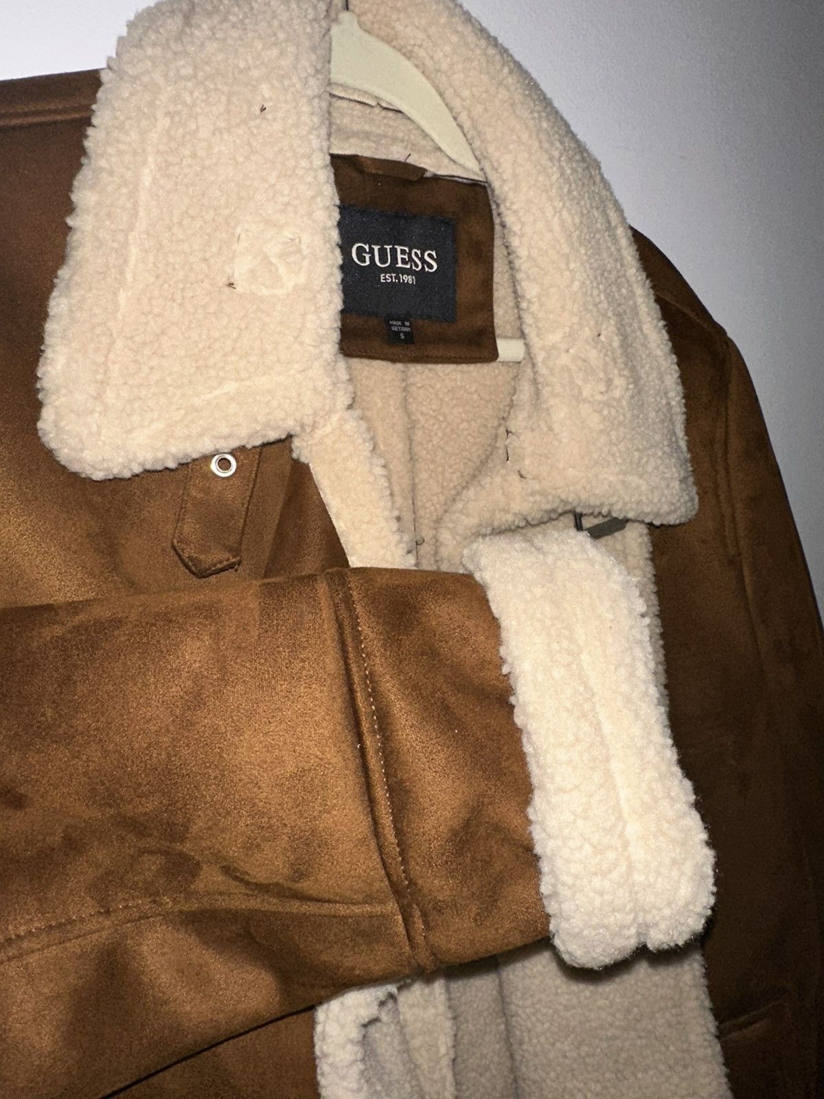Guess Guess Faux-Shearling Overcoat Size US S / EU 44-46 / 1 - 5 Thumbnail