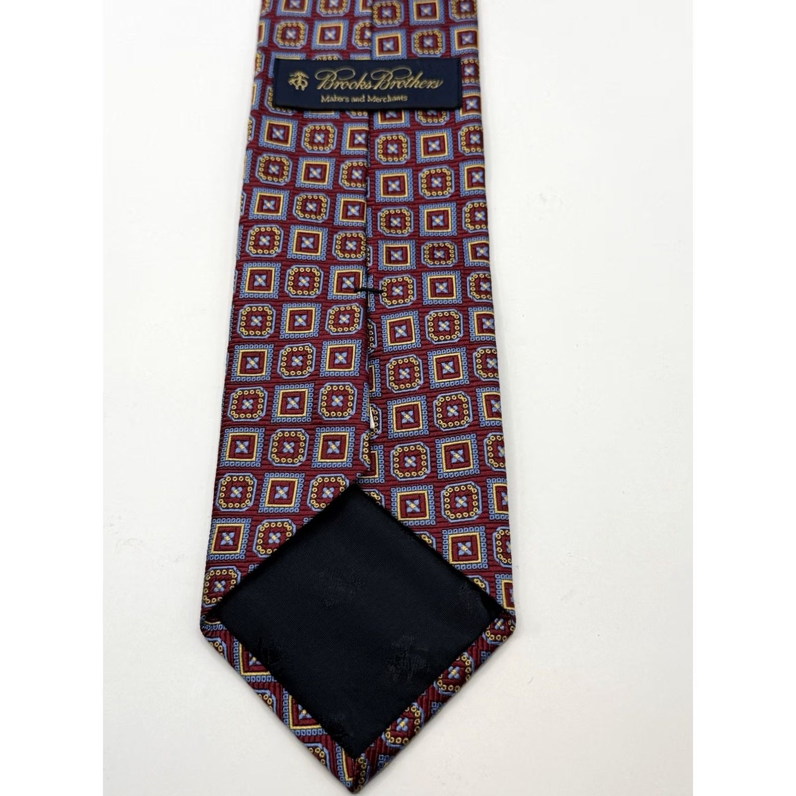 Brooks Brothers Brooks Brothers Merchants & Makers Geometric 100% Silk Tie Multicolor Men’s Tie Silk Classic Size ONE SIZE - 3 Thumbnail