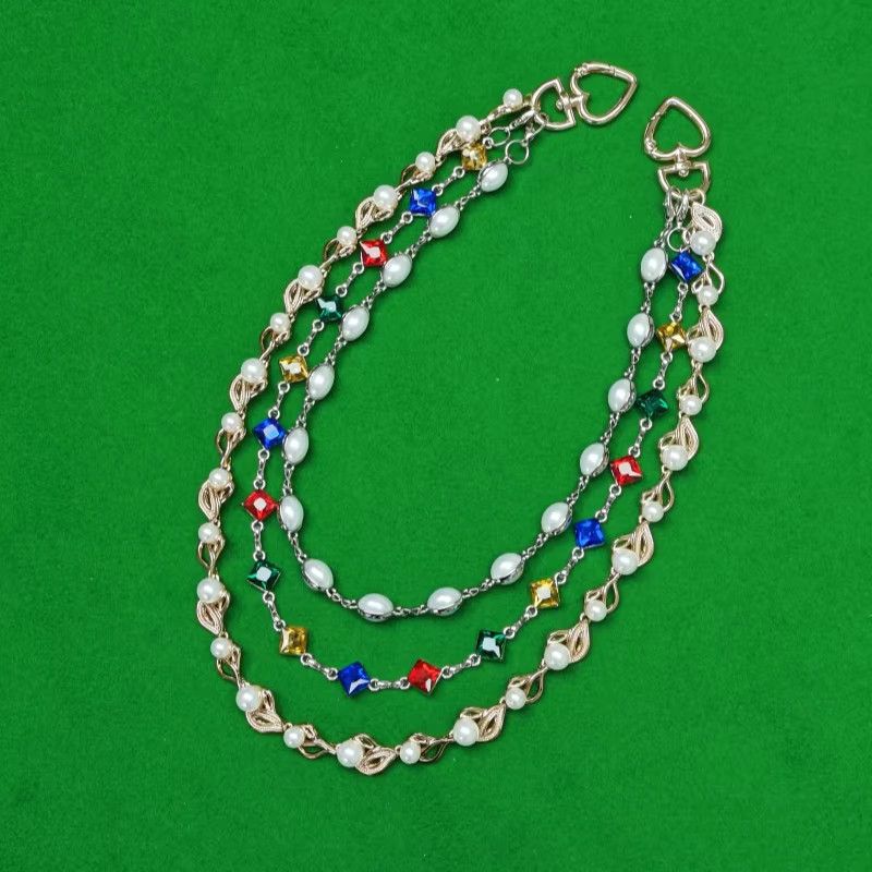 Jewelry Petal Multicolored Pearl Waist Pants Chain Fashionable Size ONE SIZE - 1 Thumbnail