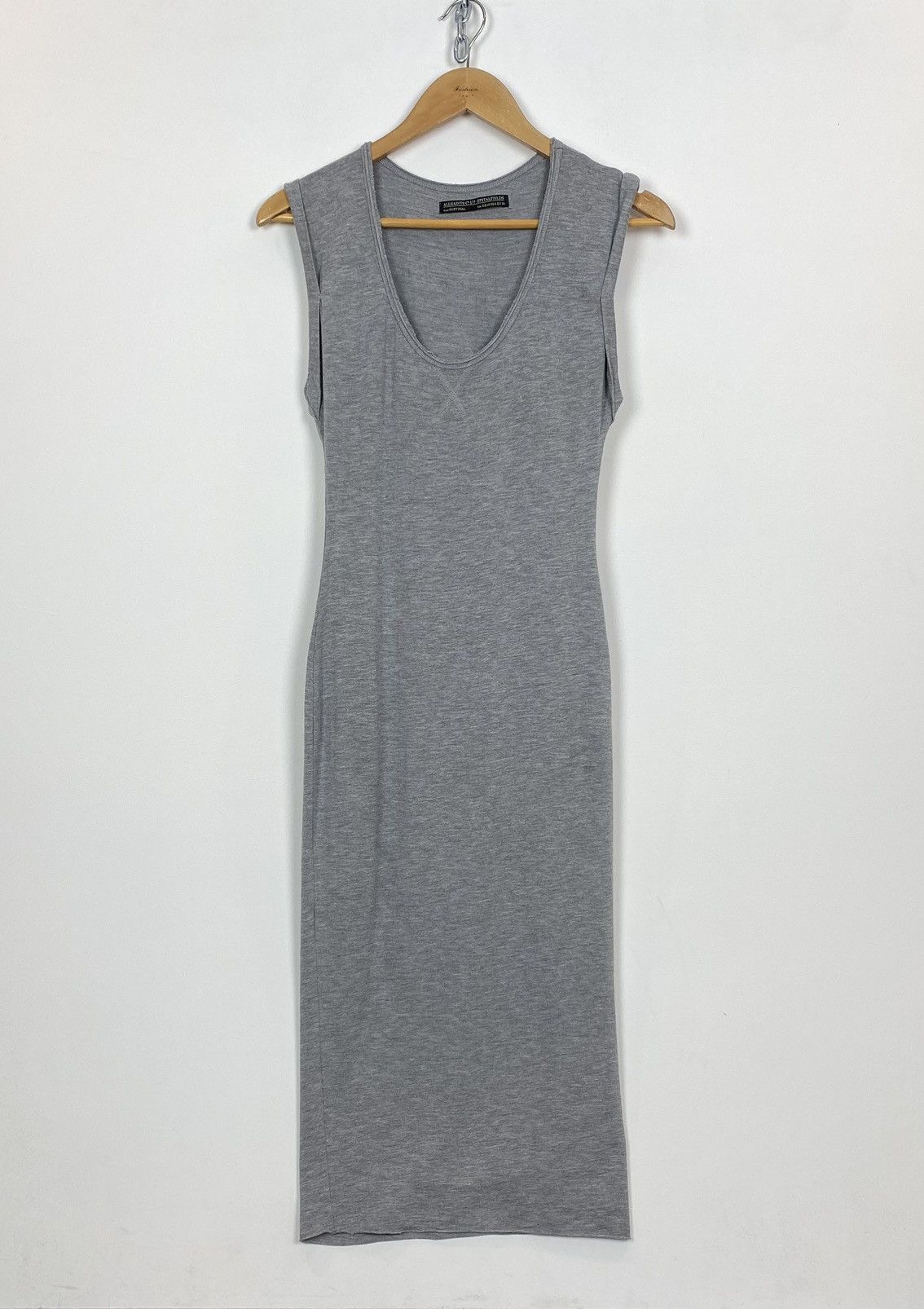 Allsaints AllSaints Spitalfields Dress Grey Sleeveless Womens Sz UK10 Size M / US 6-8 / IT 42-44 - 1 Thumbnail