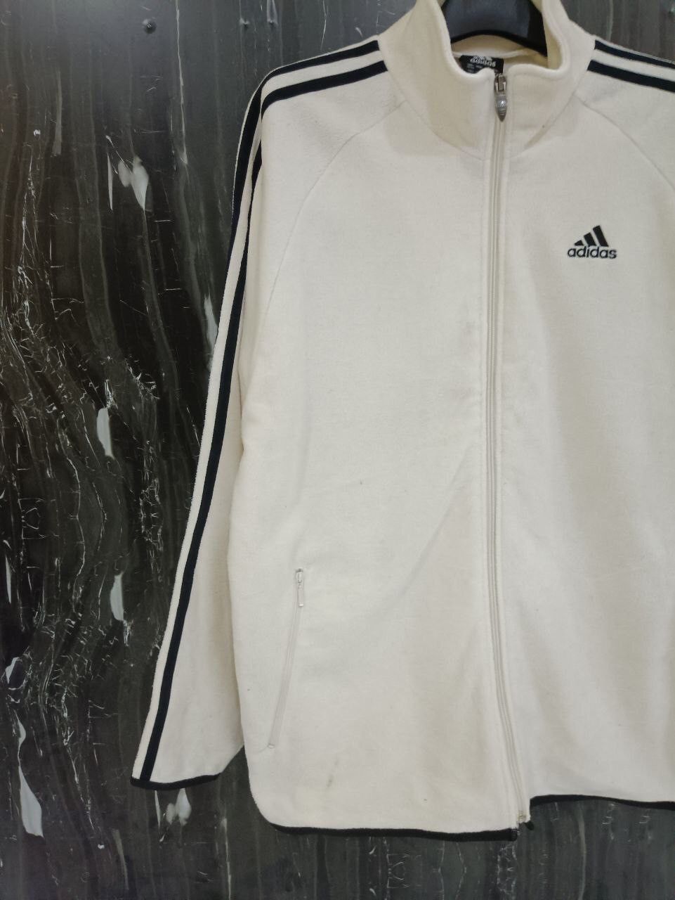 Adidas × Vintage VINTAGE ADIDAS FLEECE JACKET Size US L / EU 52-54 / 3 - 4 Thumbnail