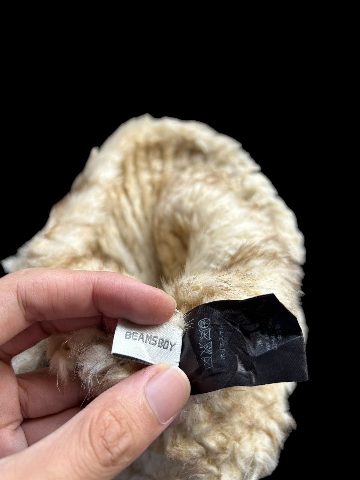 Japanese Brand × Kapital × Vintage BEAMSBOY X INFIELDER DESIGN JAPANESE STYLE FUR RARE BEANIE ☠️ Size ONE SIZE - 4 Thumbnail