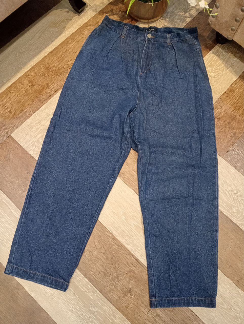 Beams Japan BEAMS HEART JAPAN BAGGY WIDE DENIM PANTS - SIZE M Size US 32 / EU 48 - 2 Thumbnail