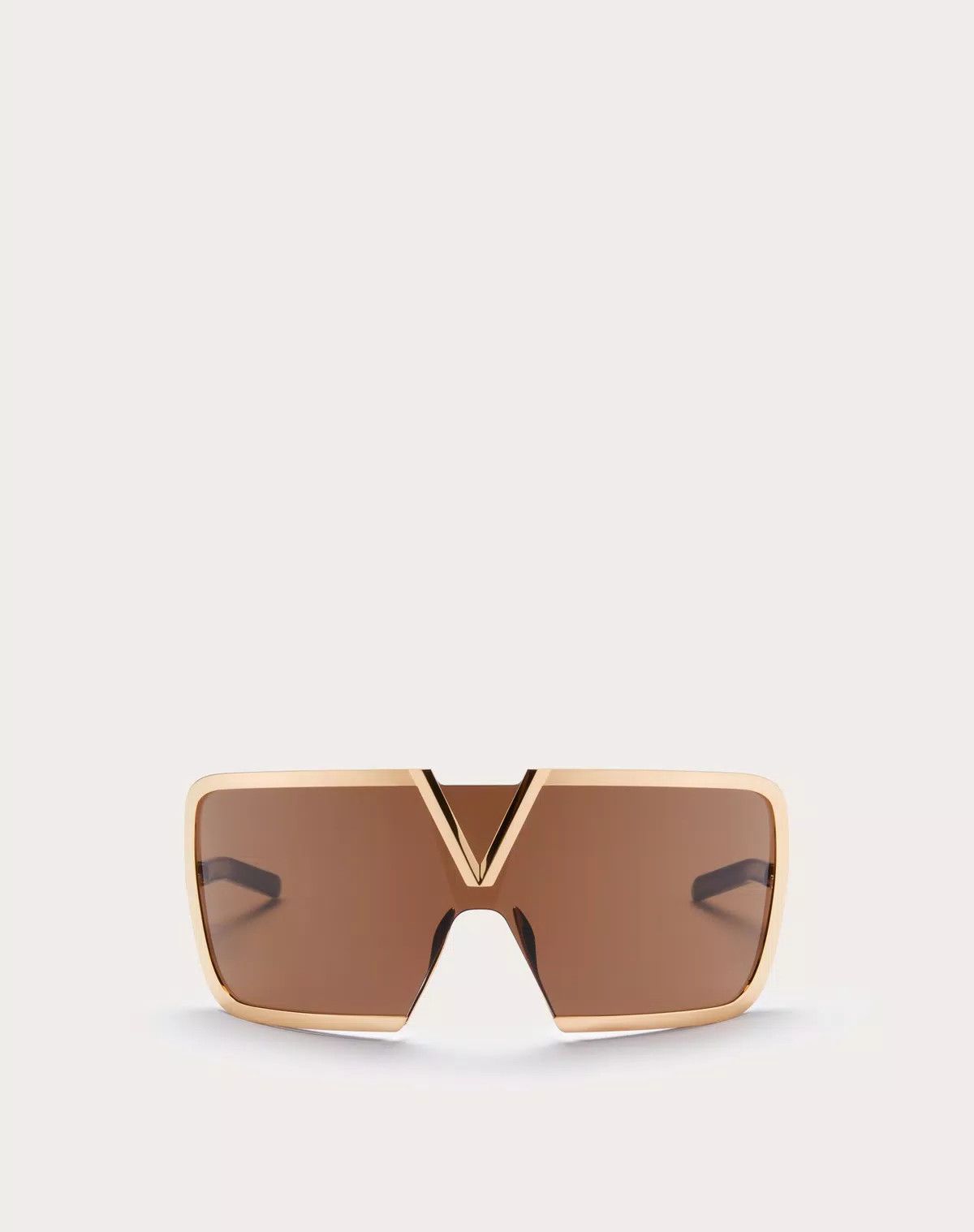 Valentino oc11z0725 Size: 146/ Iconic Oversized Mask in Brown Size ONE SIZE - 1 Thumbnail