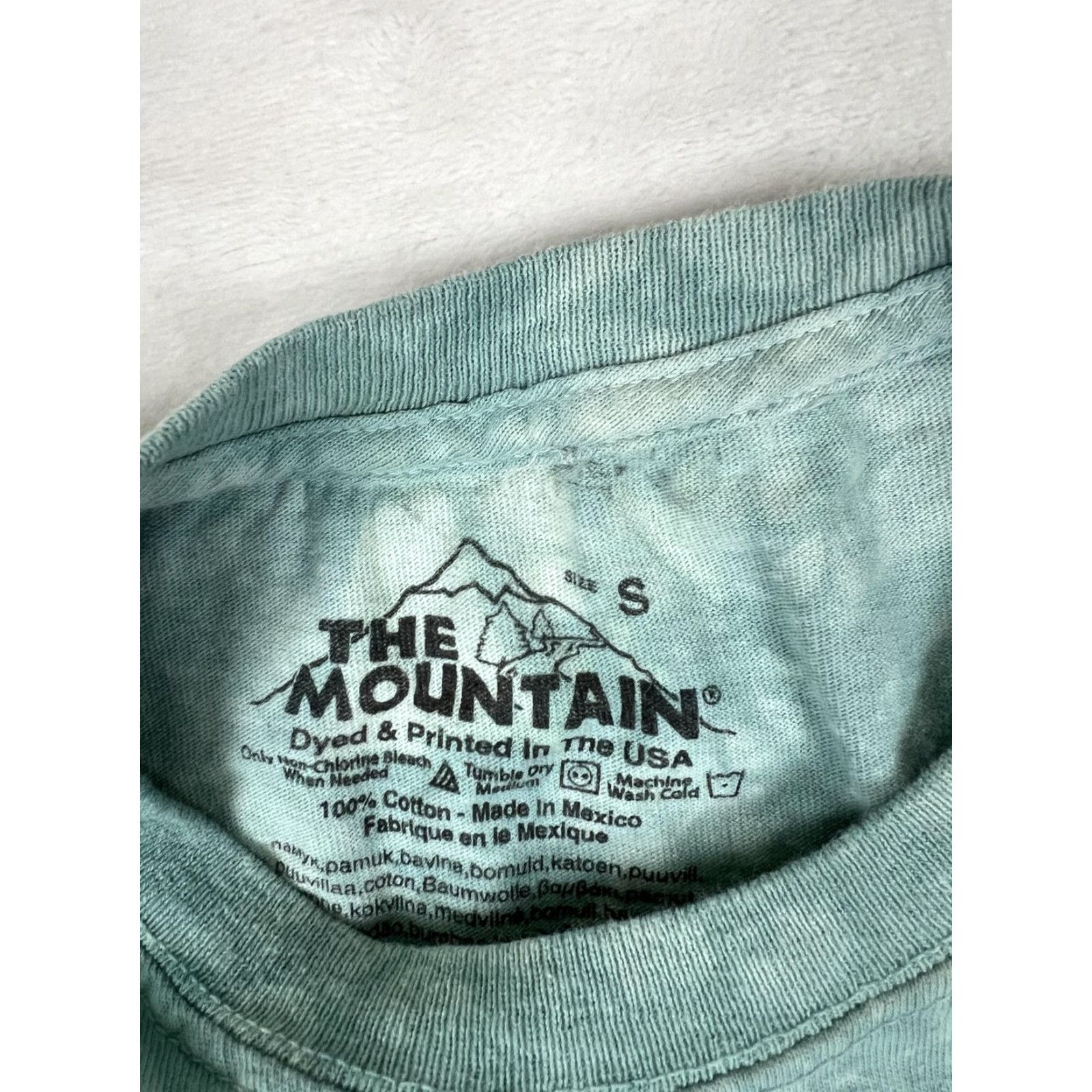The Mountain VINTAGE? The Mountain Pit Bull Smile T-Shirt Green Tie Dye Women S XS? Size S / US 4 / IT 40 - 4 Thumbnail