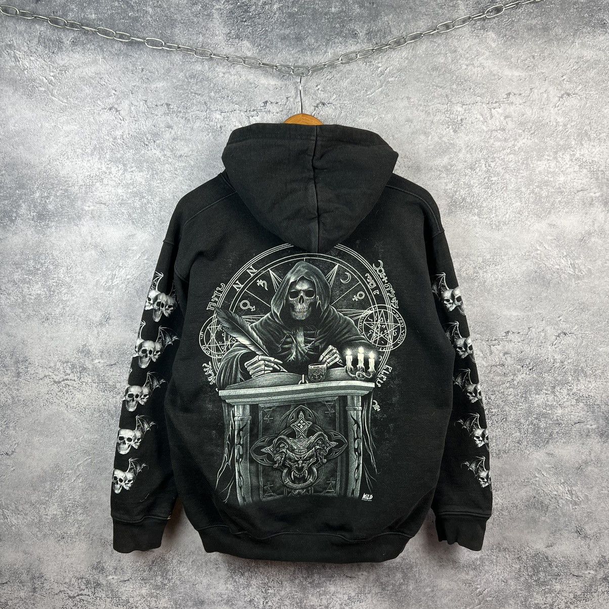 Vintage Skulls Vintage Zip Hoodie Size US L / EU 52-54 / 3 - 2 Thumbnail