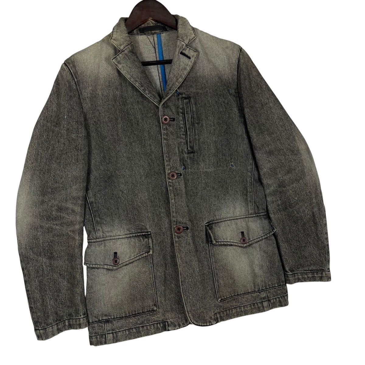 Boycott Vintage Boycott Japan Denim Blazer Jacket Size US M / EU 48-50 / 2 - 4 Thumbnail