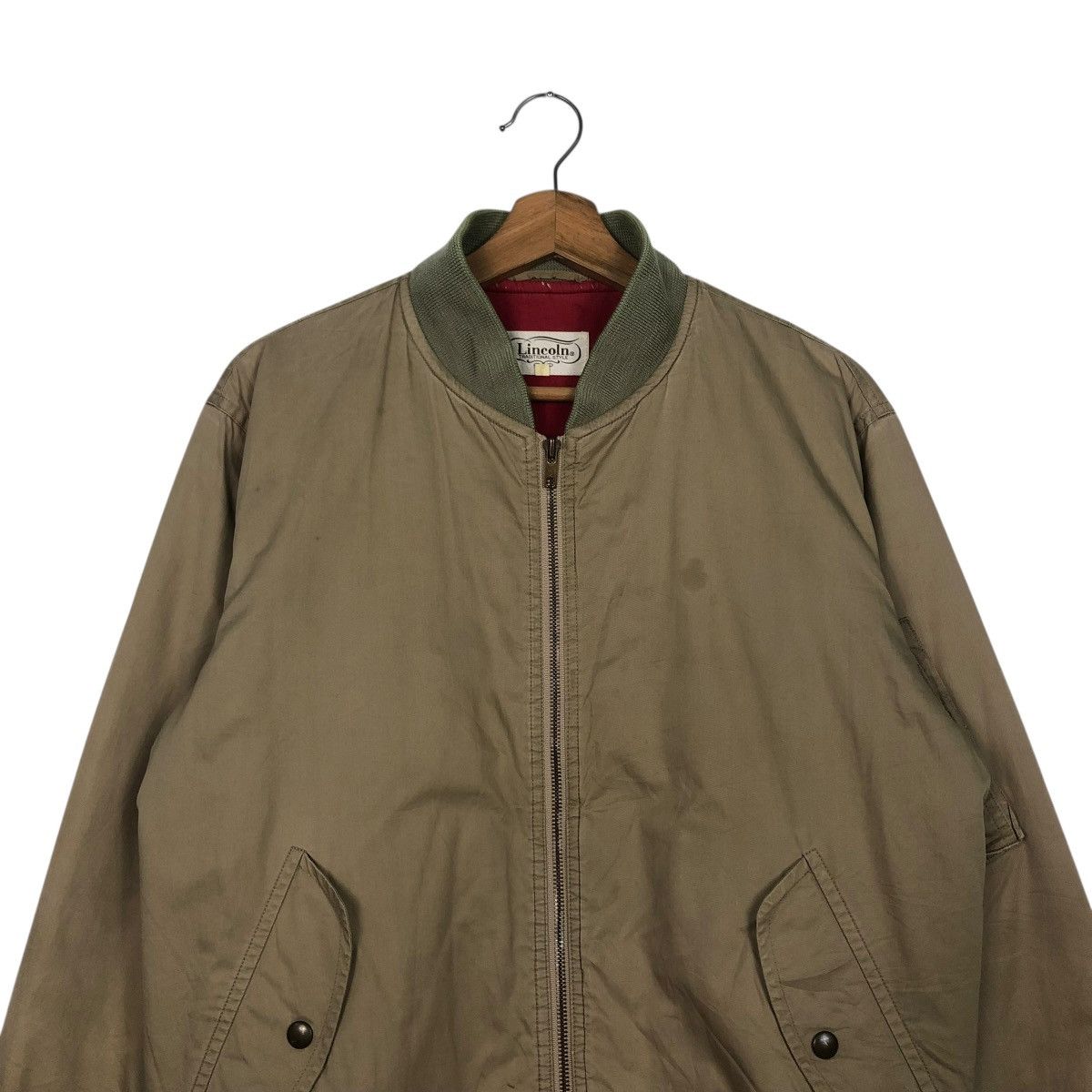 Japanese Brand 🔥VINTAGE PARACHUTE BOMBER JACKET LINCOLN ISSEY MIYAKE Size US L / EU 52-54 / 3 - 5 Thumbnail