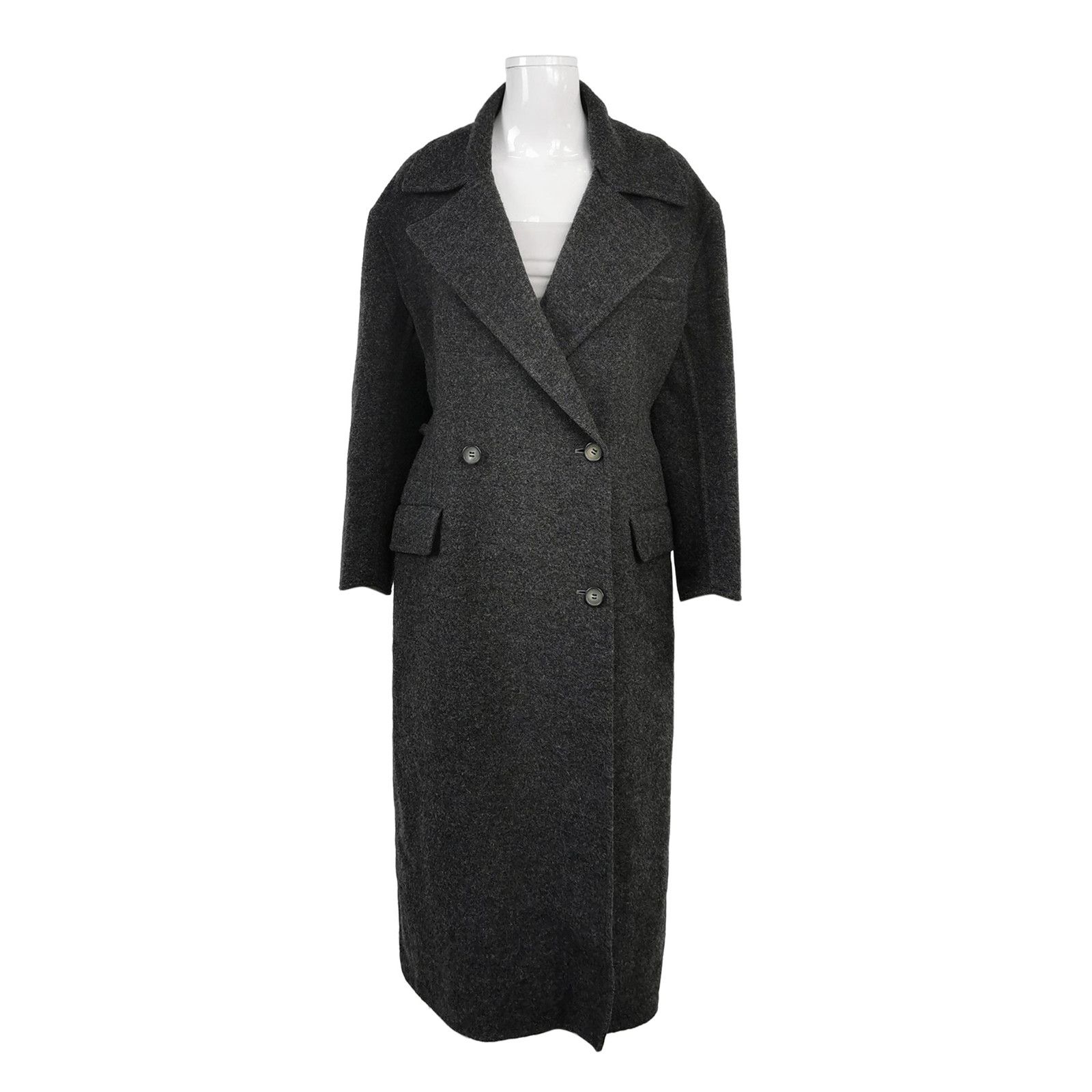 Celine Celine Wool Blend Double Breasted Coat Size 34 Size XS / US 0-2 / IT 36-38 - 1 Thumbnail