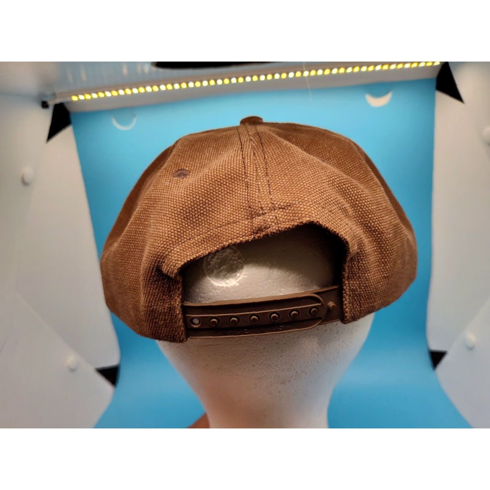 Dickies VINTAGE Dickies Men Snapback Hat 75th Anniversary Limited Edition USA Brown Canvas One Size Adjustable Rare Size ONE SIZE - 6 Thumbnail