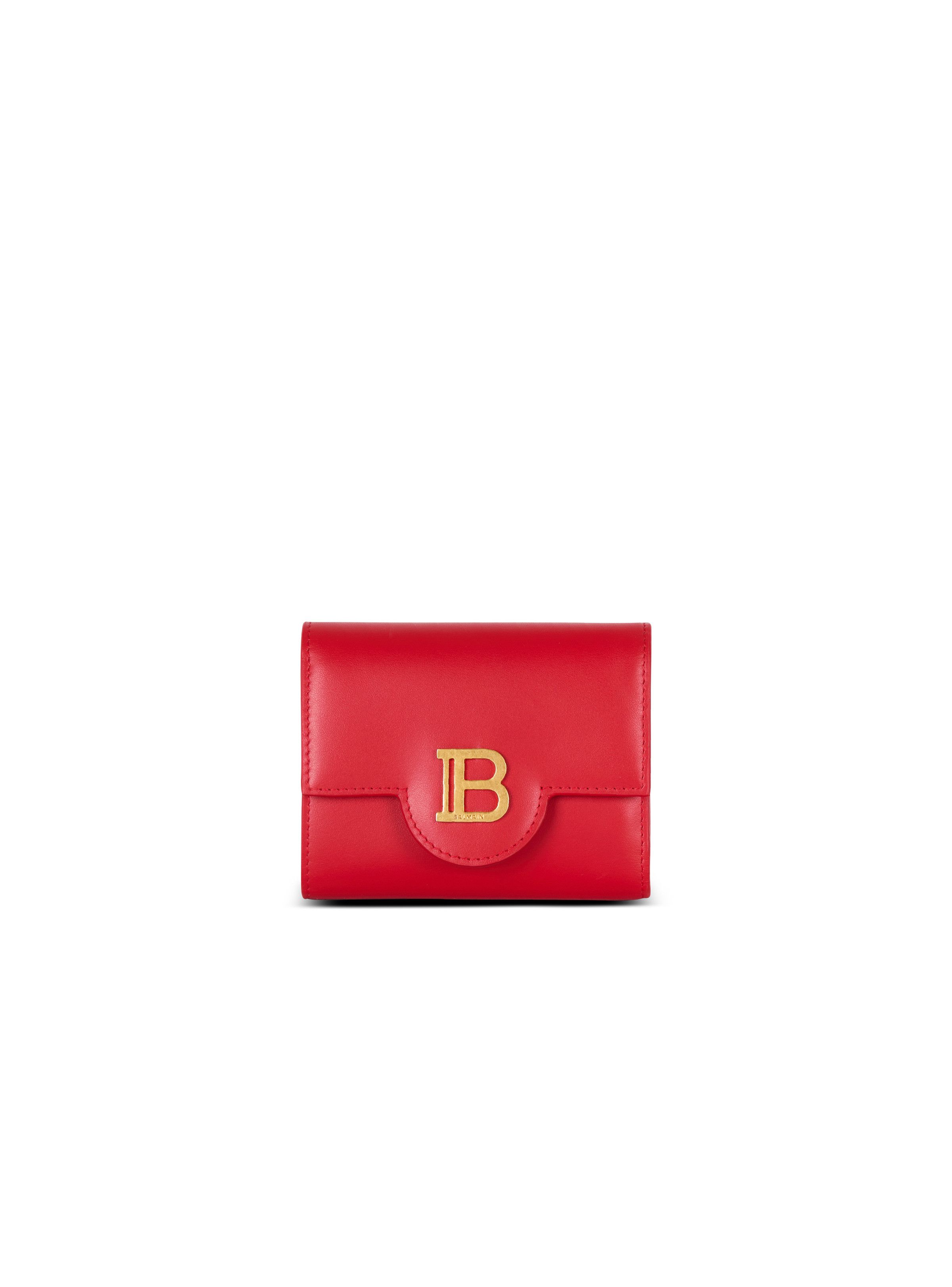 Balmain o1s1wg110825 Size: OS/ B-Buzz Trifold Wallet in Red Size ONE SIZE - 1 Preview