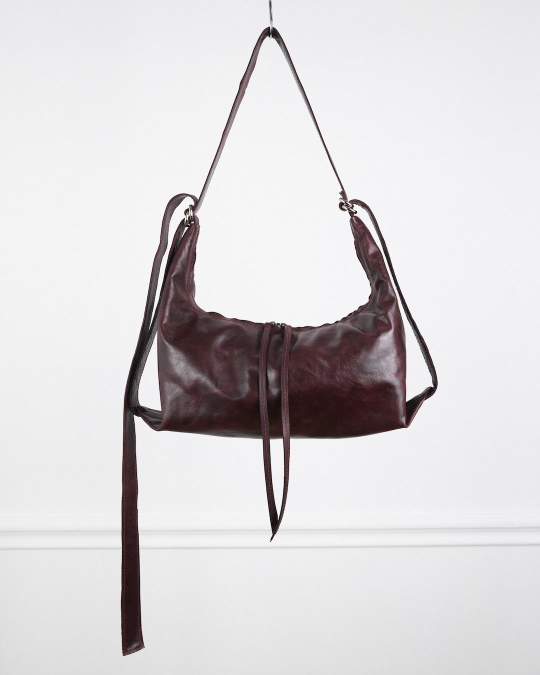 Other NKTRMNV BURGUNDY ARIA MINI CALF SKIN BAG Size ONE SIZE - 2 Thumbnail