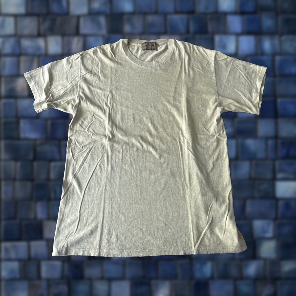 Calvin Klein VINTAGE Calvin Klein Baggy T-Shirt Mens Medium Yellow 1980s Cotton Short Sleeve Basic Tee Grunge 44 Chest Size US M / EU 48-50 / 2 - 1 Thumbnail