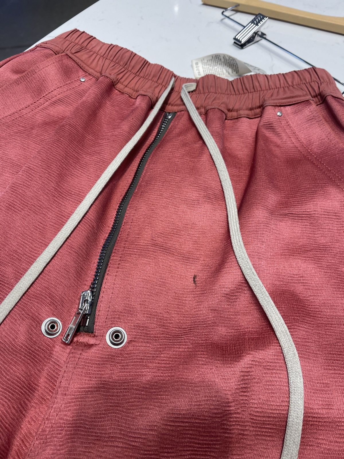 Rick Owens Rick Owens Geth Bela Silk Blend Trouser Carnelian Red Size US 44 / EU 60 - 4 Thumbnail
