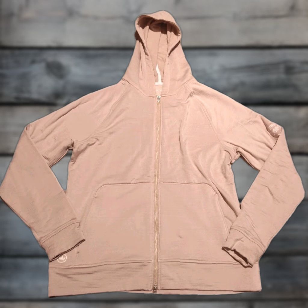 Peter Millar VINTAGE Peter Millar Women's Golf Hoodie Jacket Full-Zip Casual Spring Fall Summer Medium Stone Logo Size M / US 6-8 / IT 42-44 - 1 Thumbnail