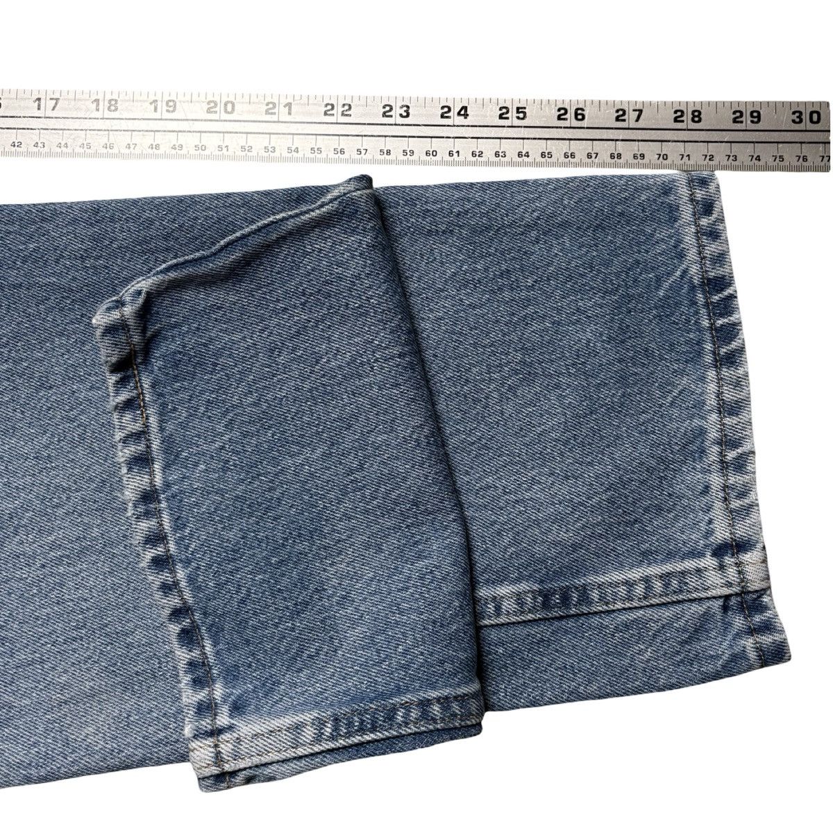 Wrangler Vintage Wrangler Ligh Wash Distressed Straight Jeans 36X29 Size US 36 / EU 52 - 5 Thumbnail