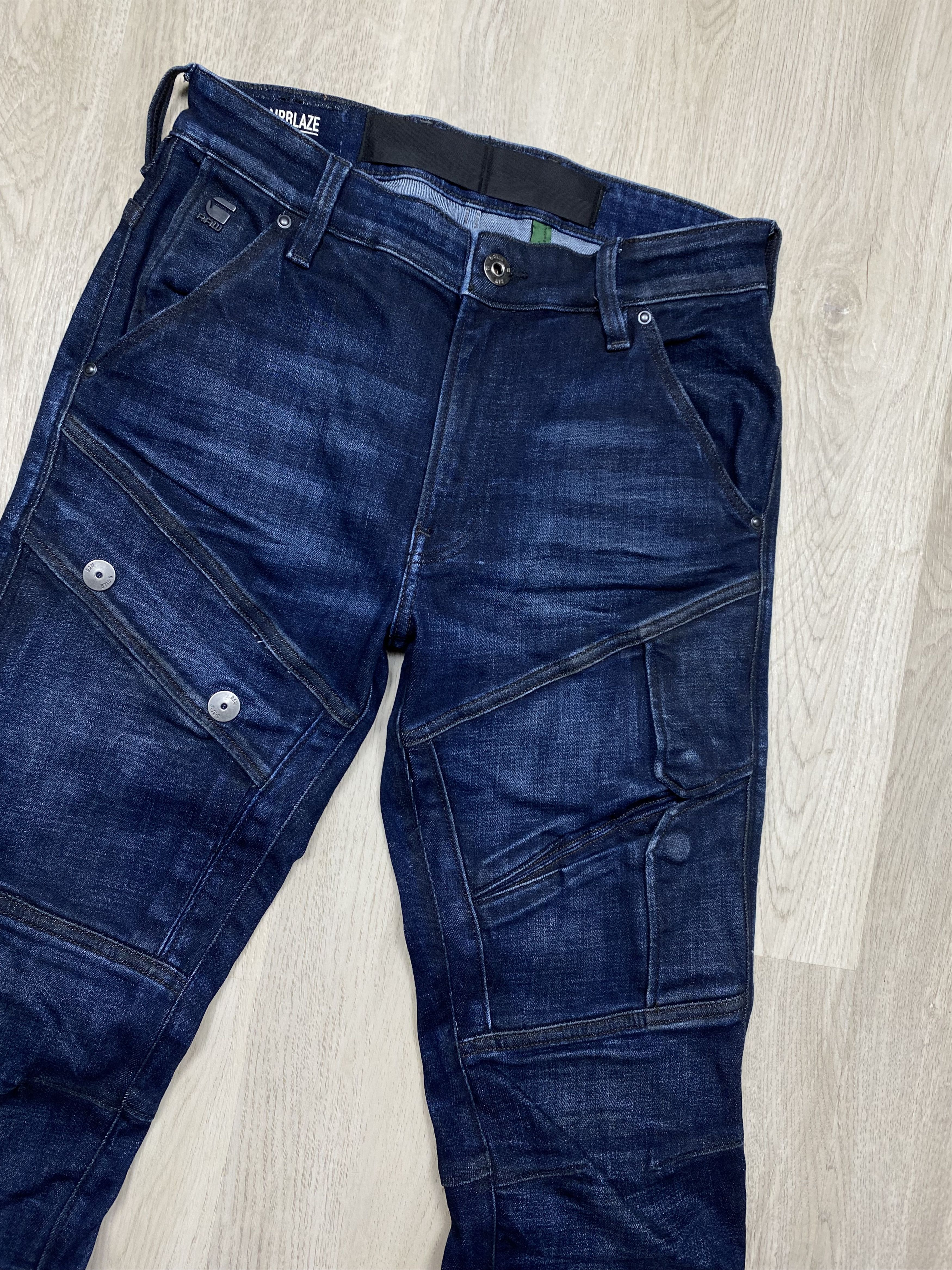 G-Star G Star Raw Airblaze Denim Double Knee Pants 3D Skinny Jeans Size US 28 / EU 44 - 2 Thumbnail