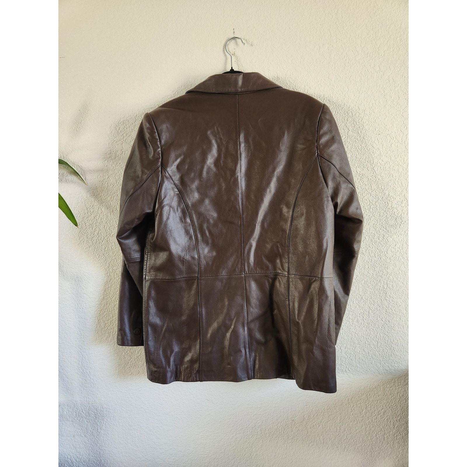 Other Pamela McCoy Collections Women's Genuine Leather Jacket-M Size M / US 6-8 / IT 42-44 - 2 Thumbnail
