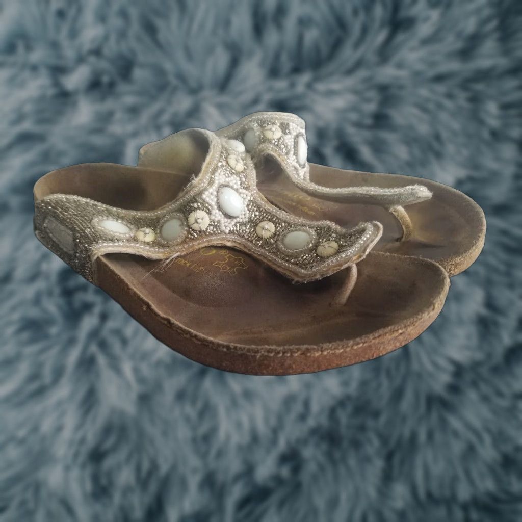 Birkenstock Papillio by Birkenstock Sandals Women Size 37 US 6 Multicolor Animal Print Birko-Flor Buckle Gizeh Orthopedic Shoes Size US 6 / IT 36 - 1 Thumbnail