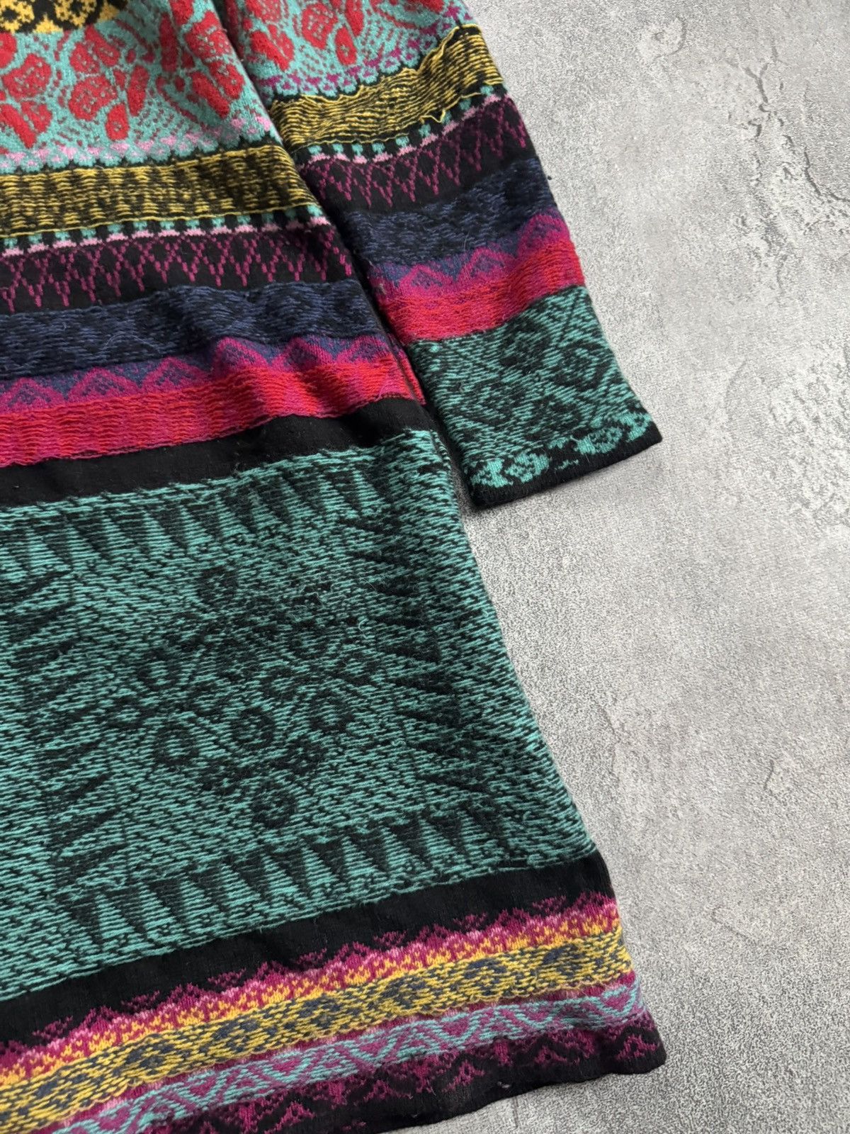 Dale Of Norway Ivko 44size printed flowers aztec knitwear jacket cardigan Size L / US 10 / IT 46 - 17 Thumbnail