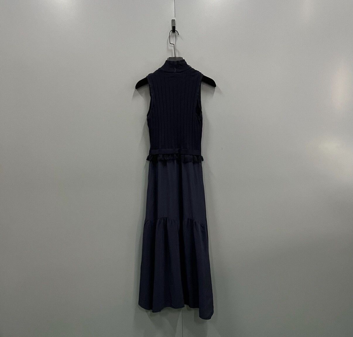 DOROTHEE SCHUMACHER Dorothee Schumacher Navy Blue Spliced Dress J41 Size M / US 6-8 / IT 42-44 - 2 Thumbnail