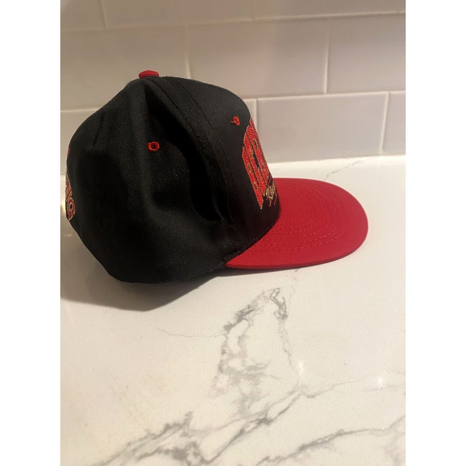 Vintage VINTAGE Bernstein King Of Speed Mac Tools Snapback Hat Cap Made In USA Men Adjustable Black USA Snapback Mens Size ONE SIZE - 3 Thumbnail