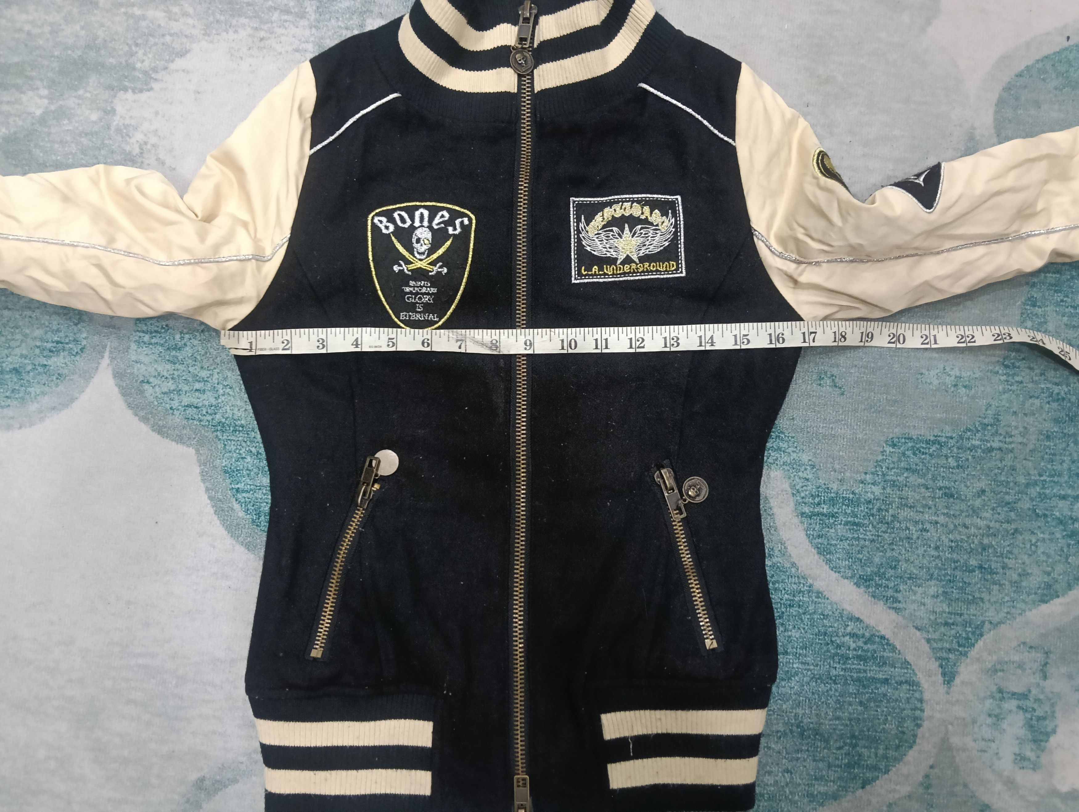 Beauty Beast × Hysteric Glamour × Japanese Brand Vintage d.i.a. Japanese brand varsity embroidery jacket Size S / US 4 / IT 40 - 16 Thumbnail