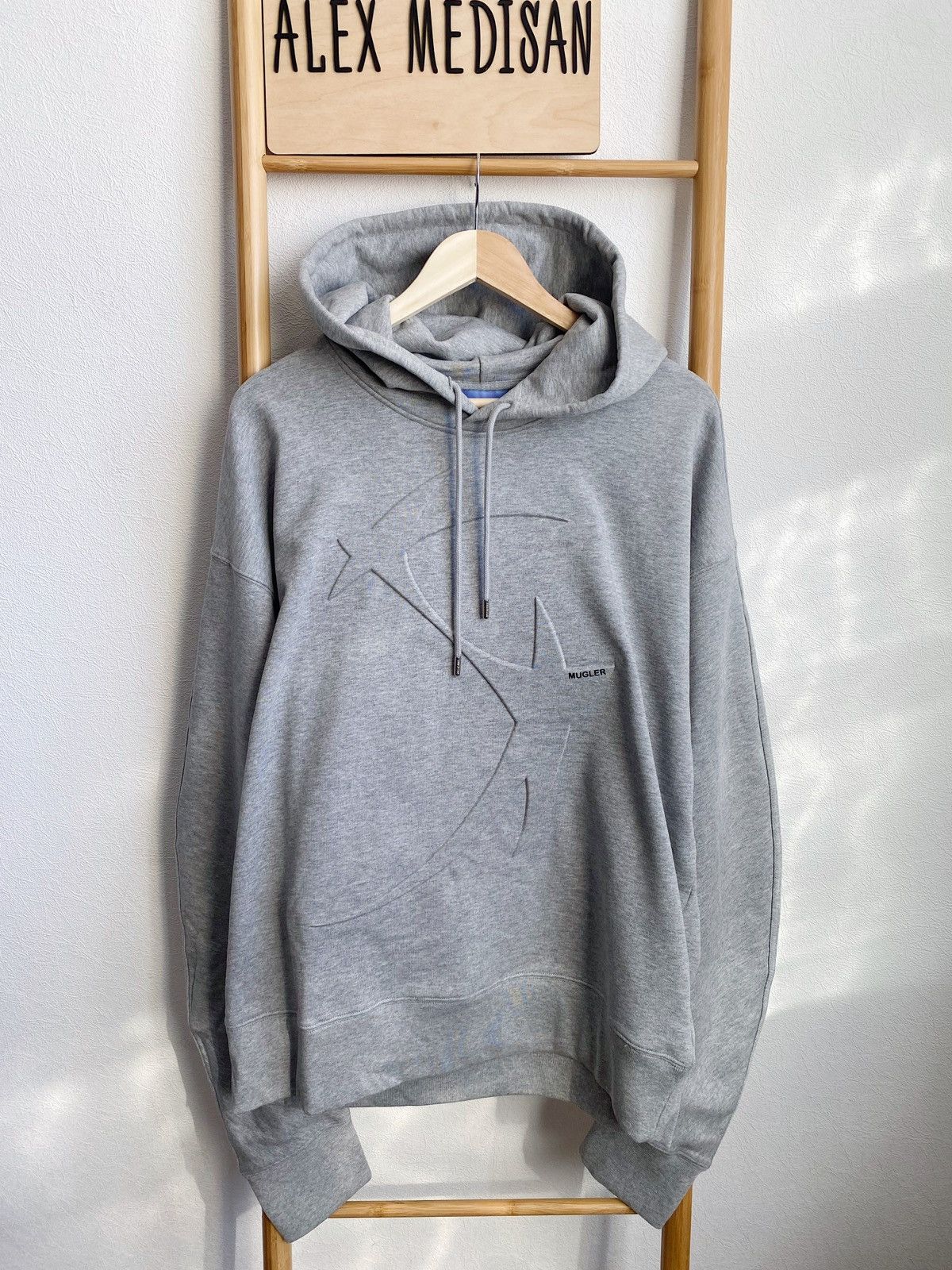 Mugler Mugler x H&M Star Motif Hoodie Size L Size US L / EU 52-54 / 3 - 21 Thumbnail
