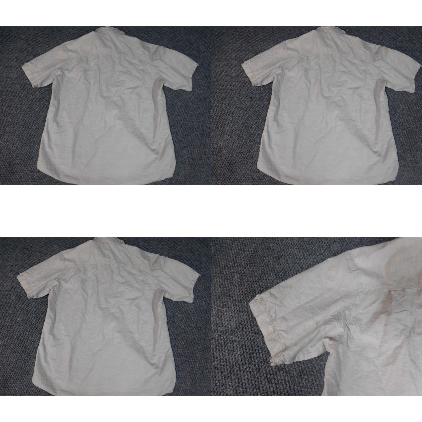 Cubavera Cubavera Polo Shirt M Beige Buttons Pocket Short Sleeve Collared Knit Cotton Regular Men Size US M / EU 48-50 / 2 - 8 Thumbnail