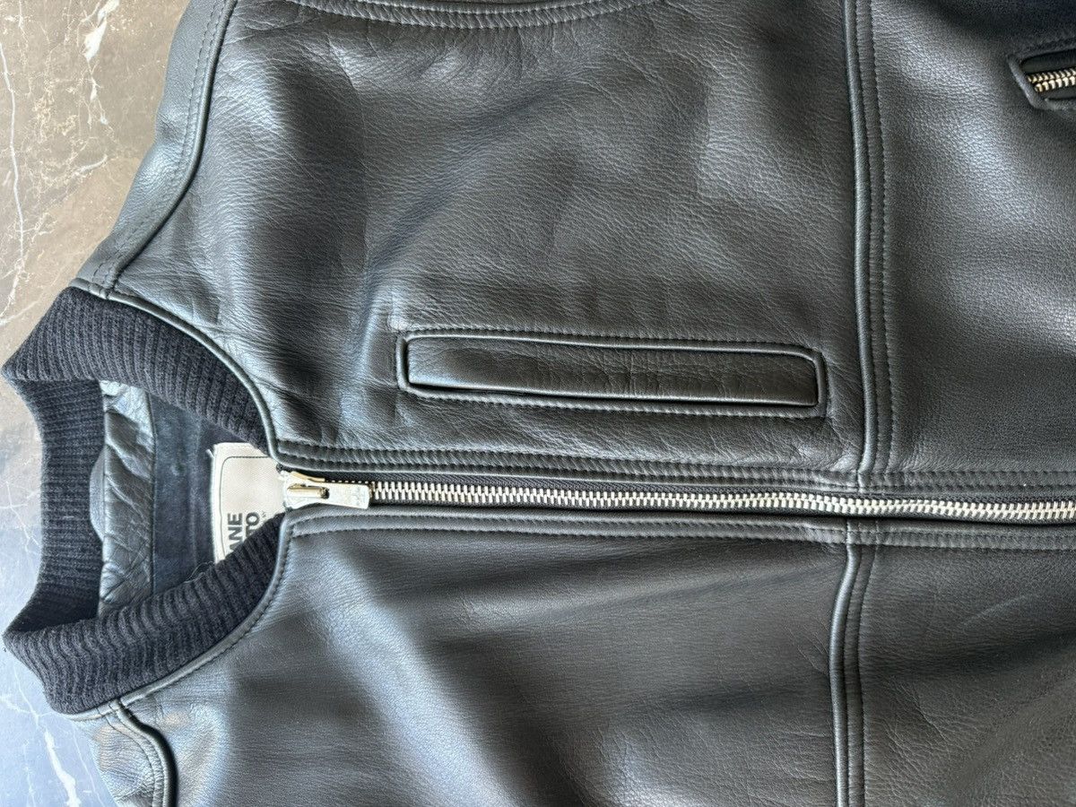 Other Jane Moto Black Leather Bomber Jacket — Made in Brooklyn, NY Size US M / EU 48-50 / 2 - 4 Thumbnail